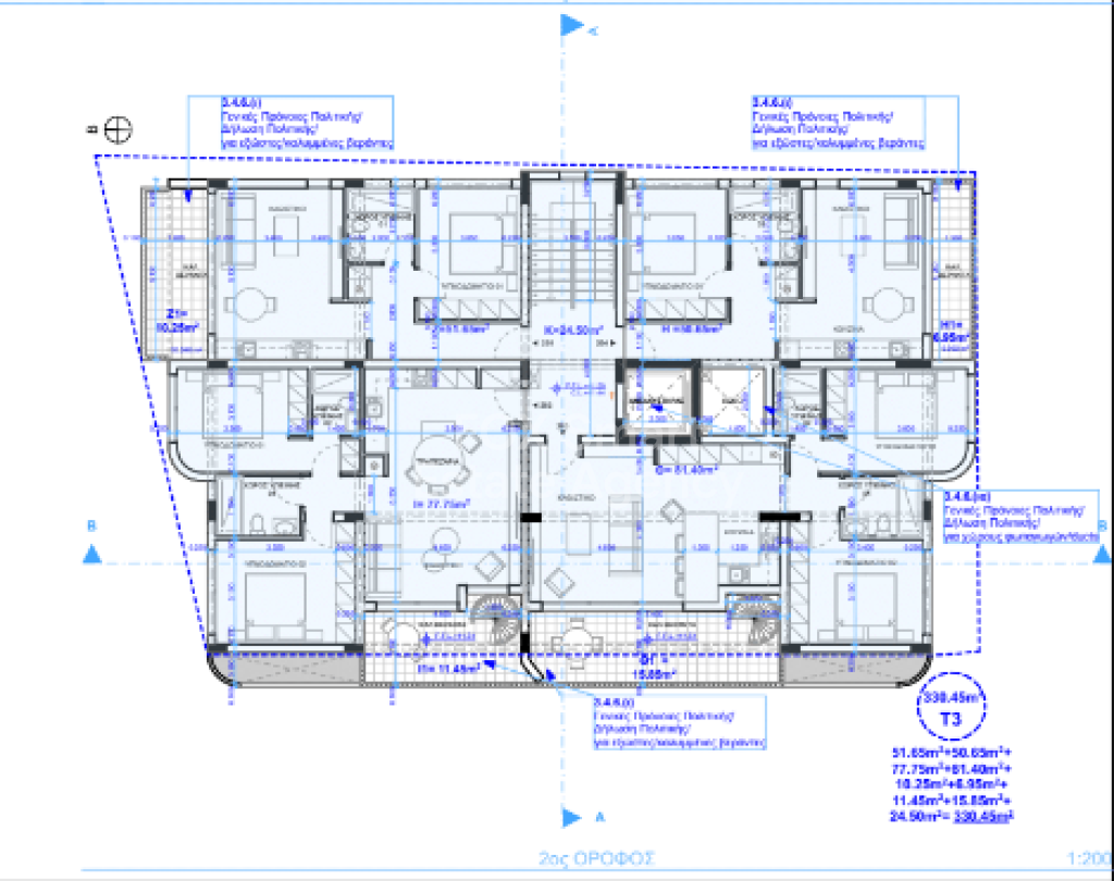 One bedroom apartment for sale, Oroklini.