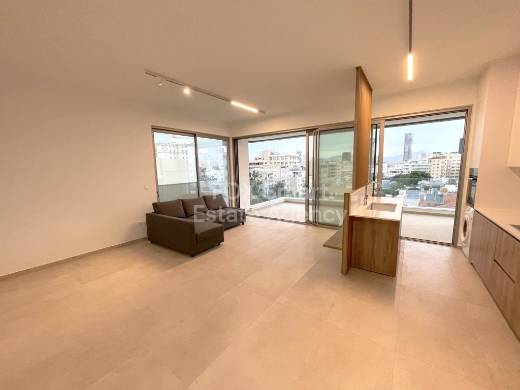 Modern Brand-New 2-Bedroom Apartment with Photovoltaic System & Stunning City Views in Ayioi Omologites