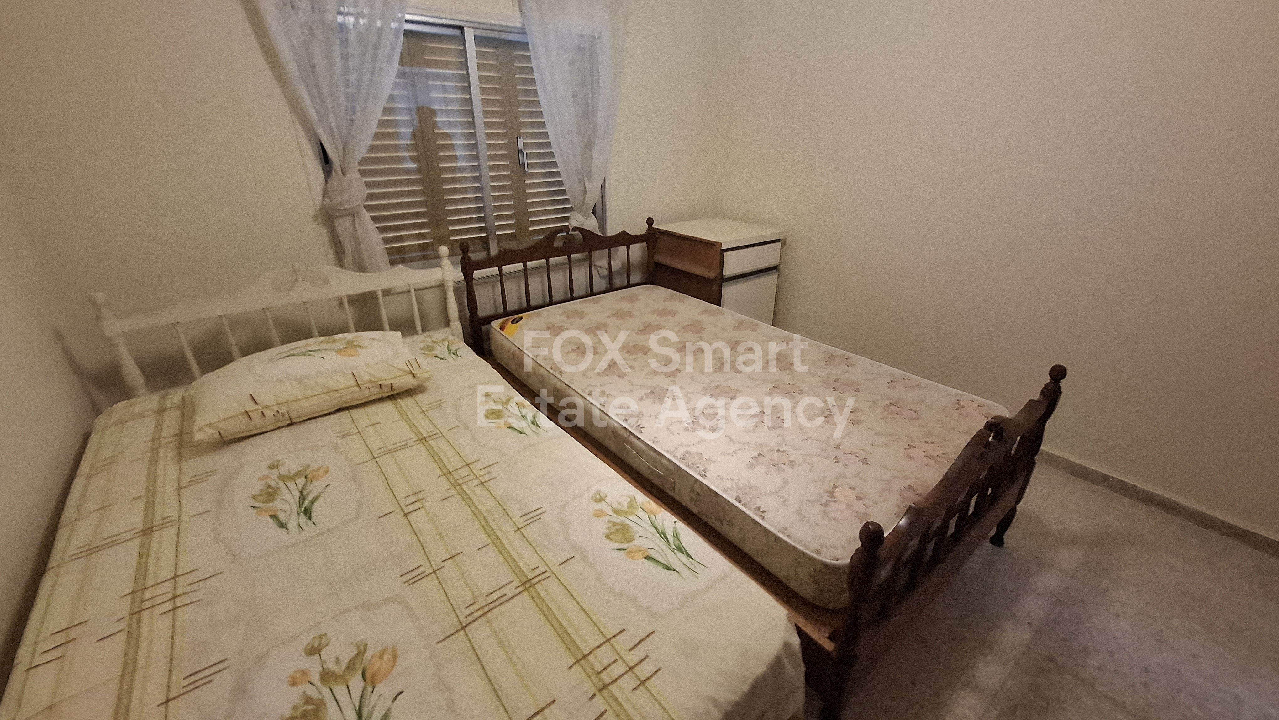 For Rent 2-Bedroom Furnished Ground Floor Apartment Off Pouliou Kapota, near Frederick University, Pallouriotisa, Nicosia