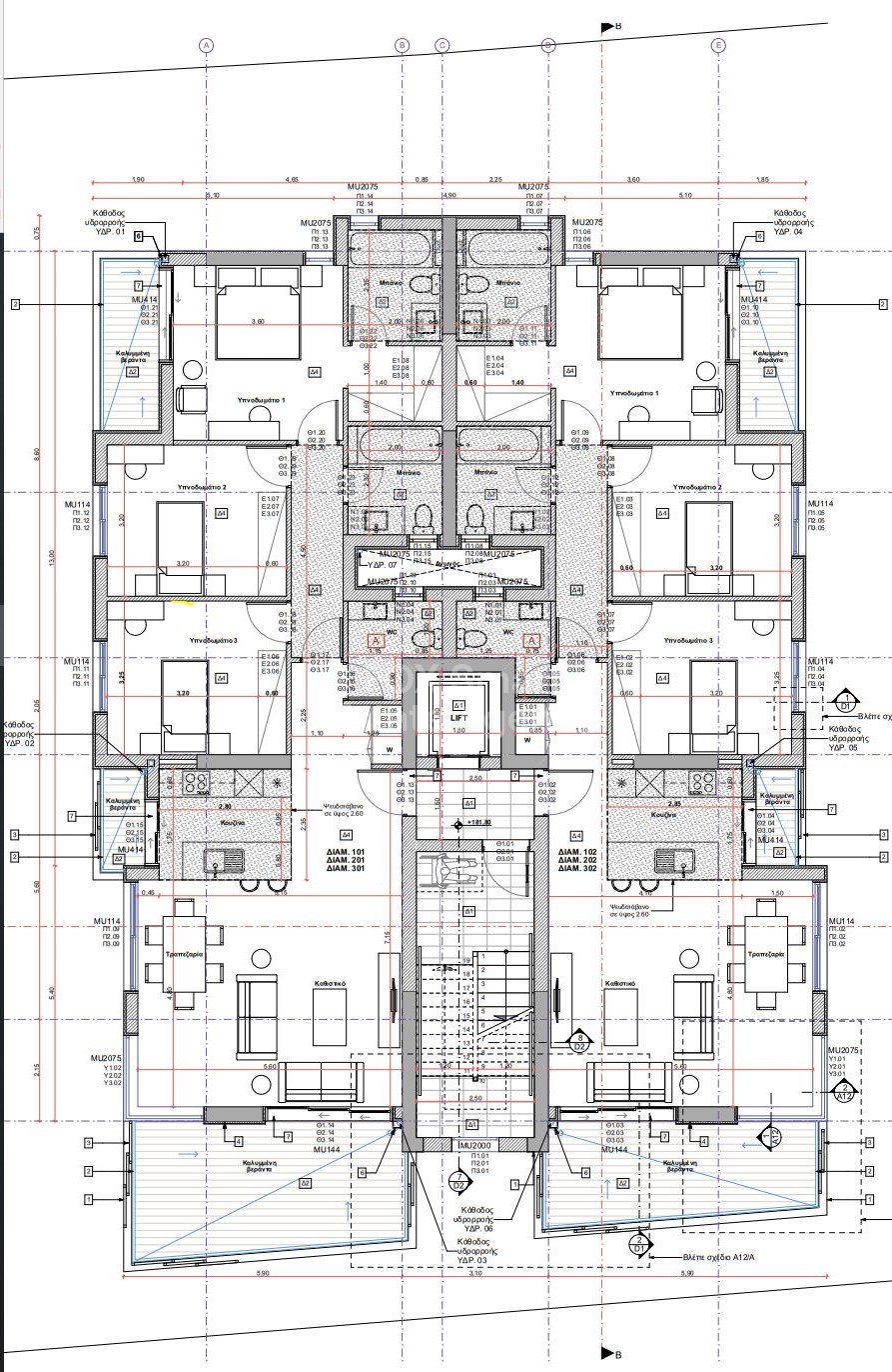 For rent: a 3-bedroom apartment in Dasoupolis with a 3KW photovoltaic system for energy efficiency.