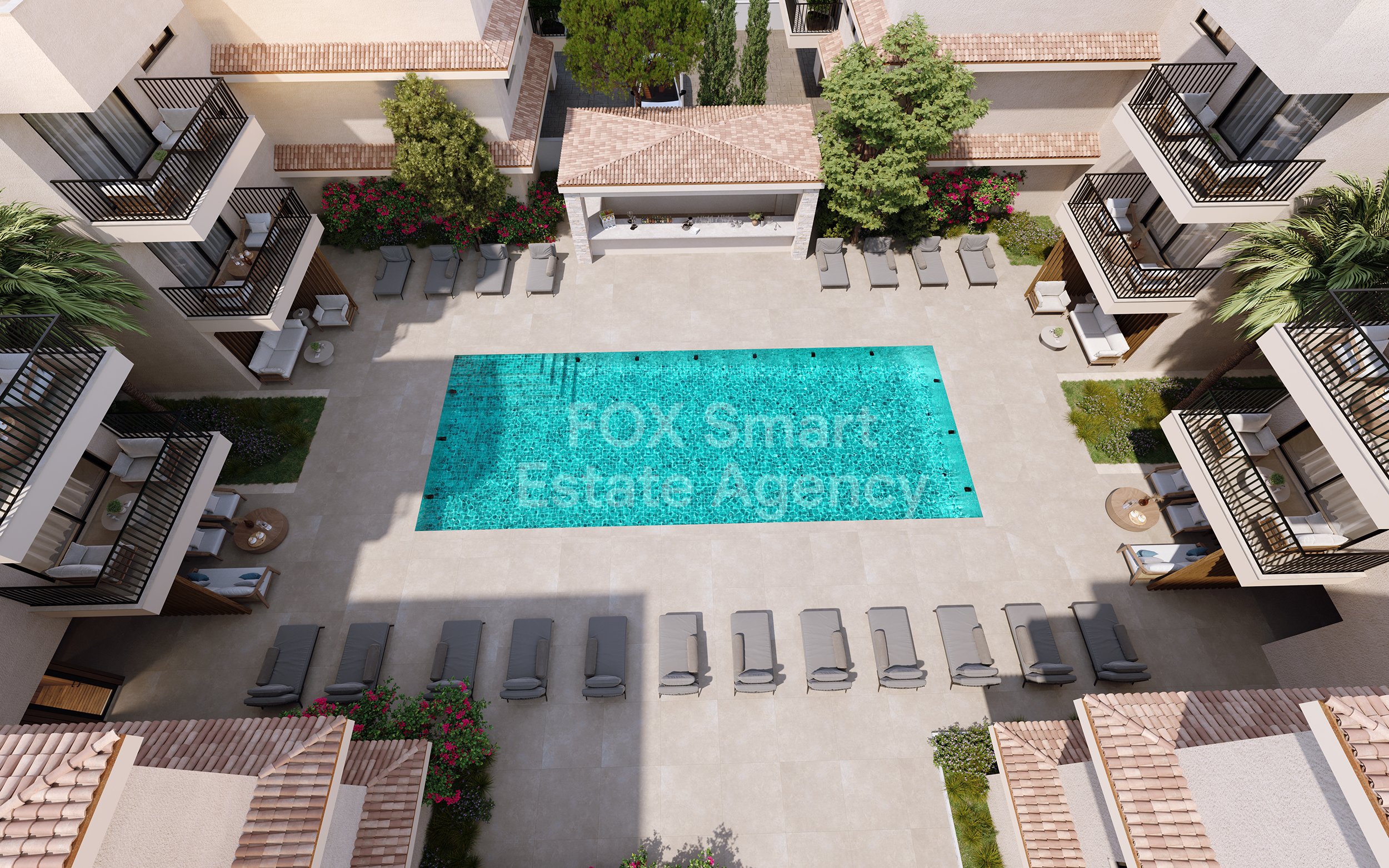 Elegant 2-Bed Penthouse Apartment with Private Rooftop Terrace & Resort Amenities