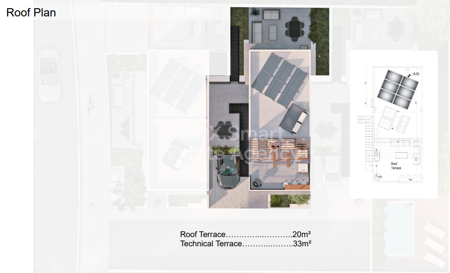 Stunning 2+1 Bedroom Terraced House in Oroklini