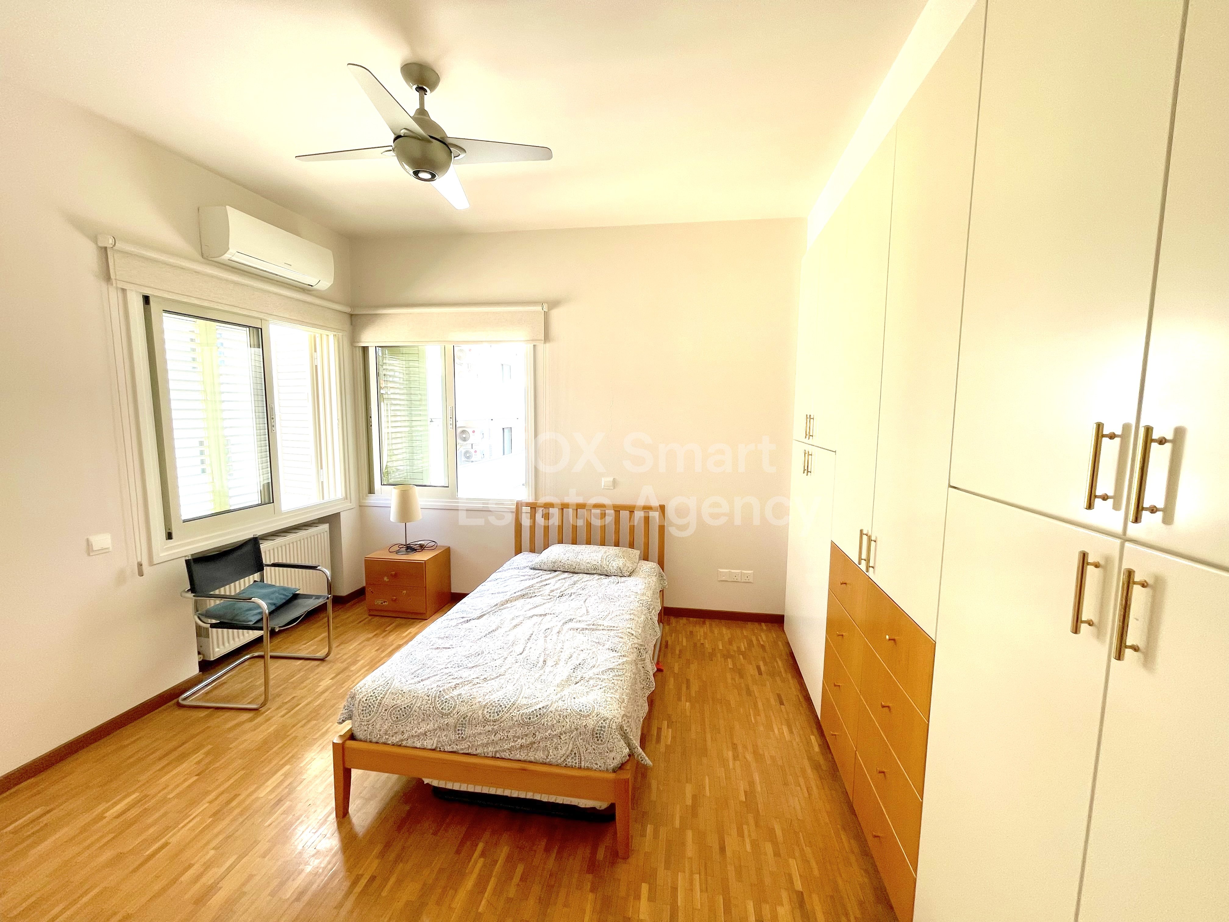Luxurious Renovated 3-Bedroom Apartment with Office & Maid’s Studio in Prime Acropolis Location