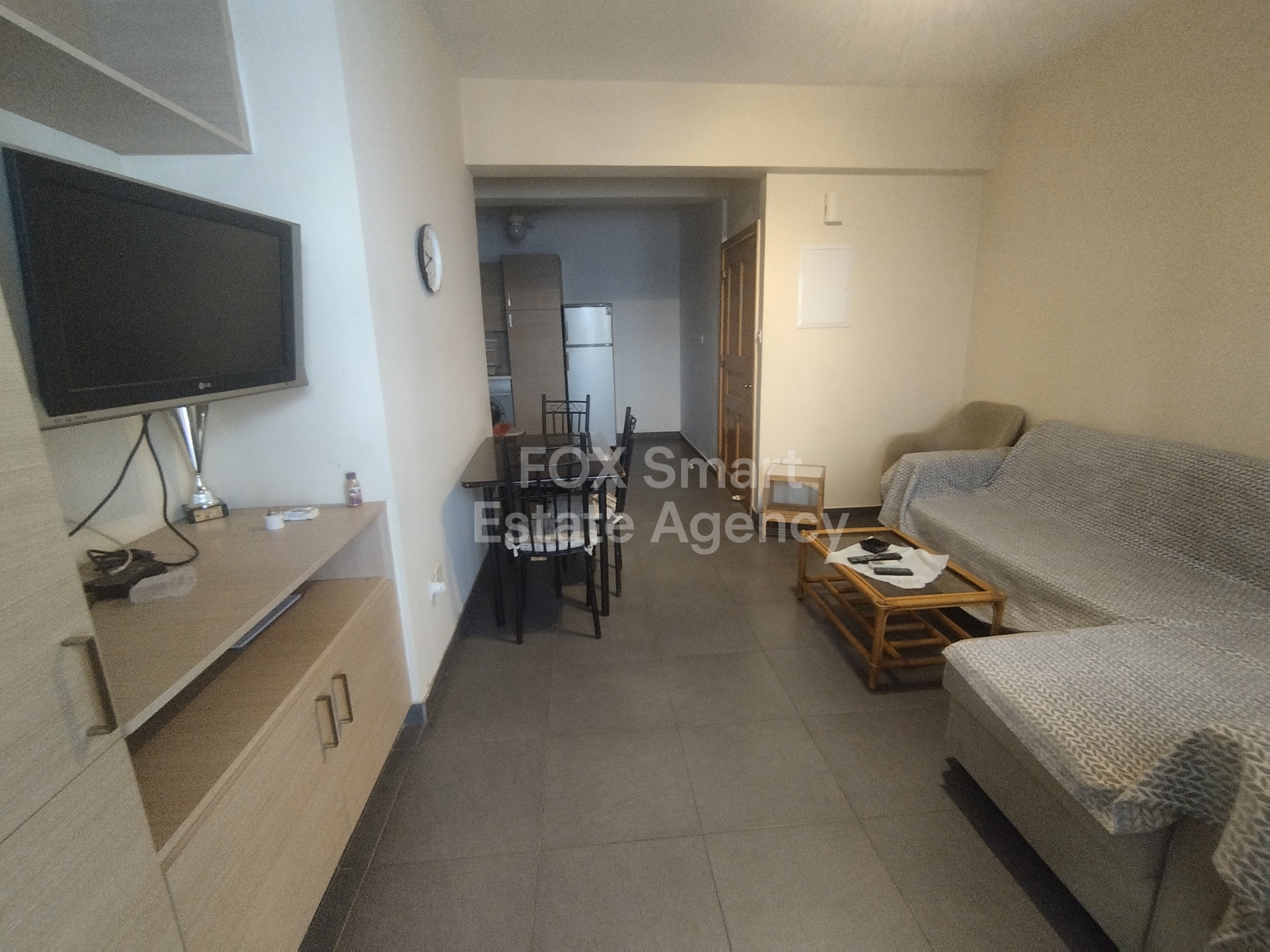For Rent furnished, one bedroom apartment in good condition, in Strovolos.