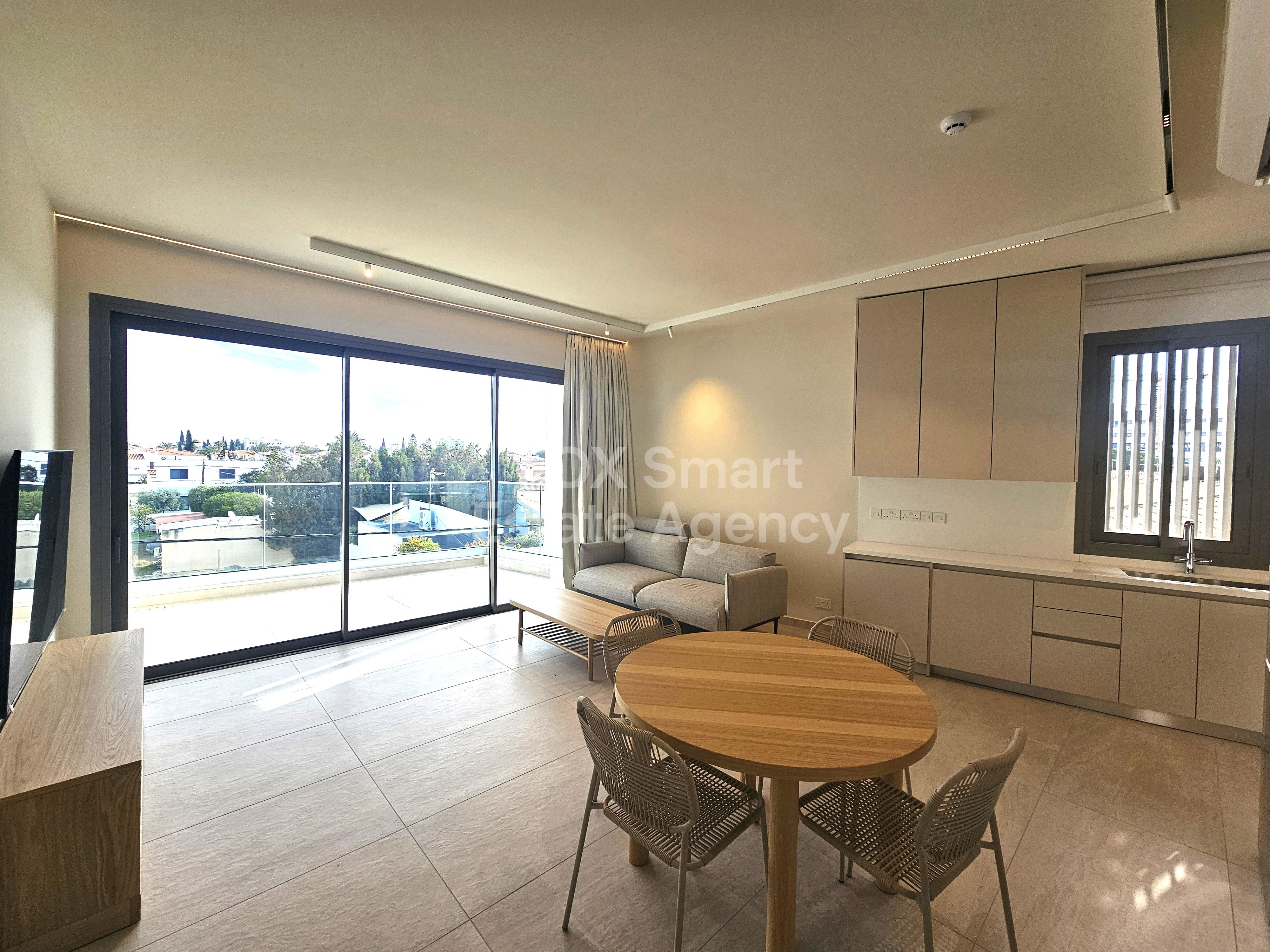 Exceptional Brand New Furnished 1-Bedroom Apartment | 56 sqm + 12 sqm Veranda | Platy Aglantzia (Filoxenia-Kema area), Nicosia