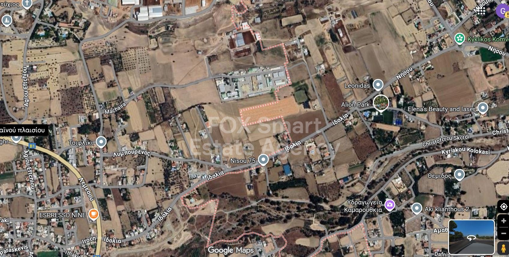 Land in Palouriotissa - view 1