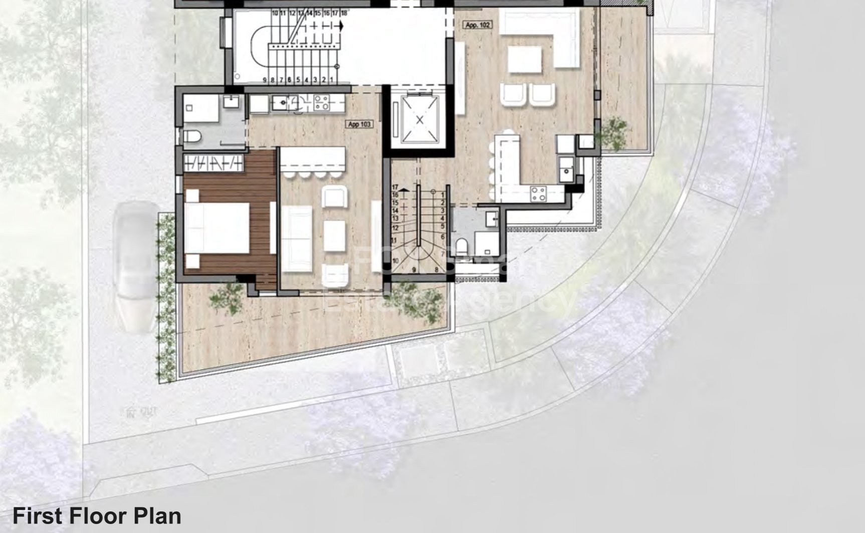 Two-bedroom apartment for sale in Livadia area,Larnaca.