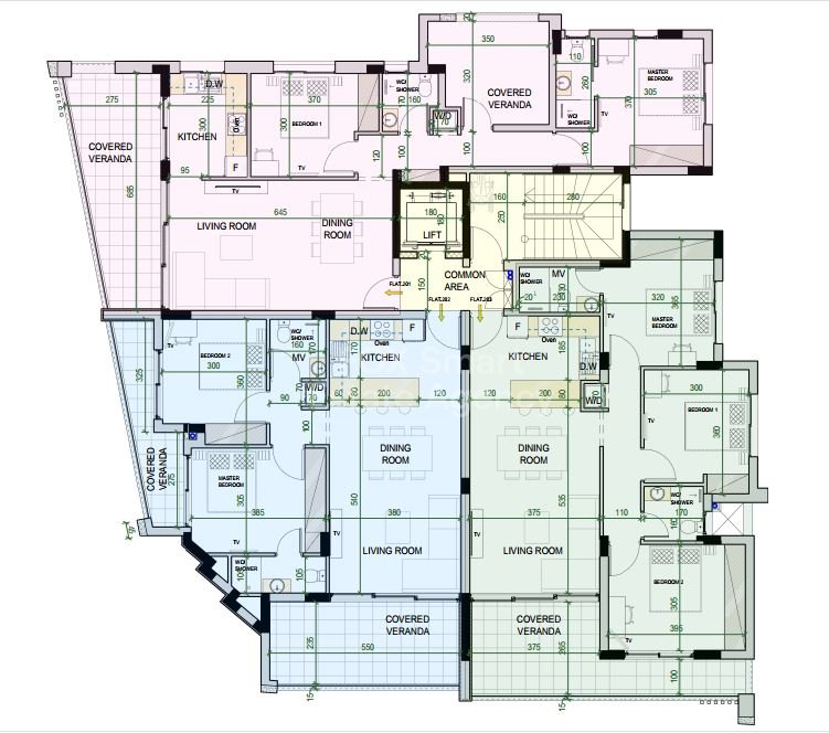 Top floor two  bedroom apartment for sale, Droshia area.