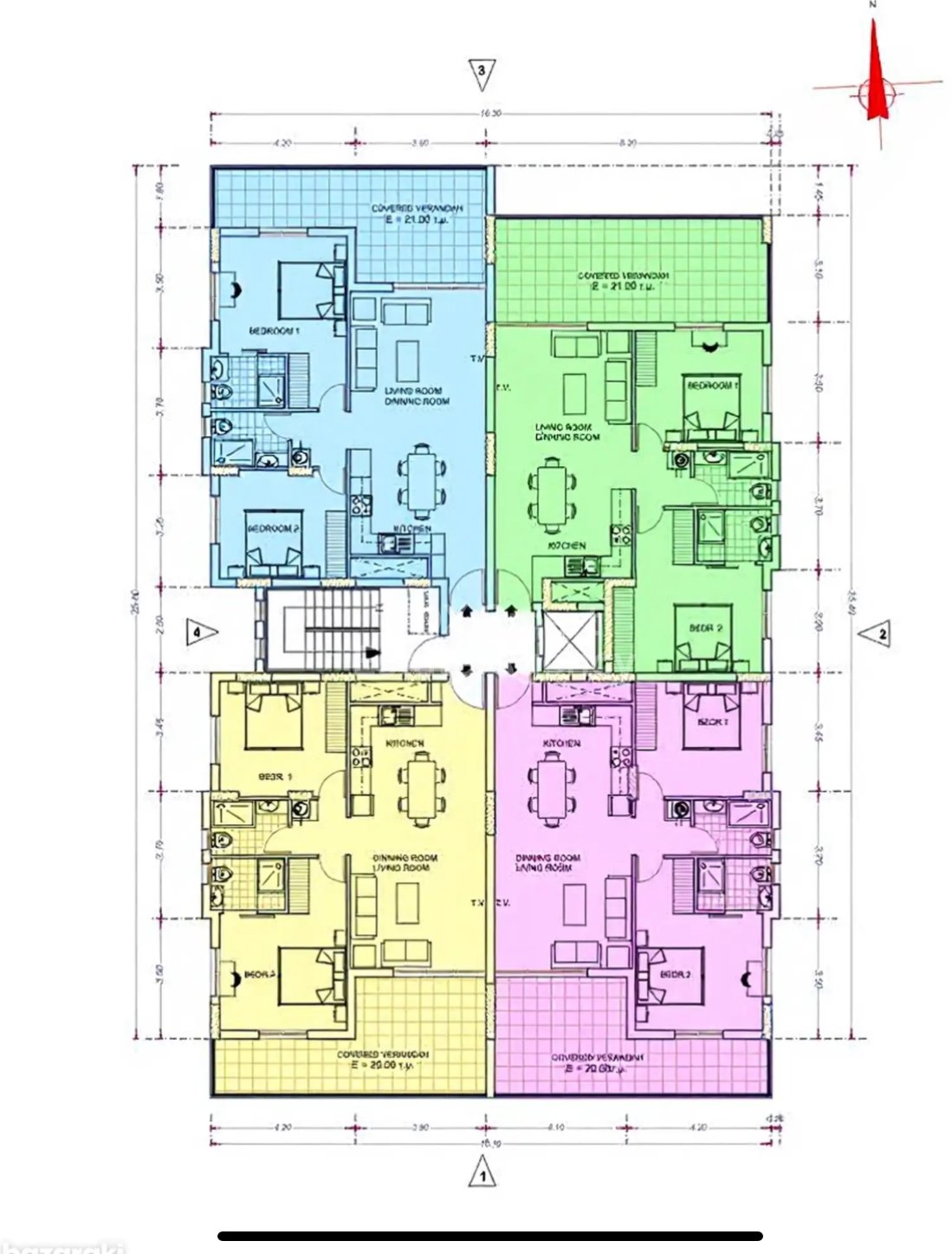 Two-bedroom apartment for sale in Kamares area,Larnaca.