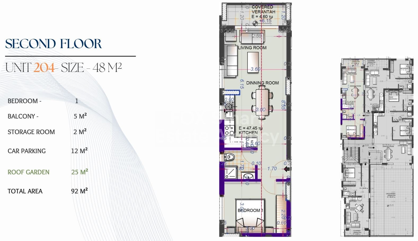 1 Bedroom Top Floor Apartment with Roof Garden in Kiti, Larnaca