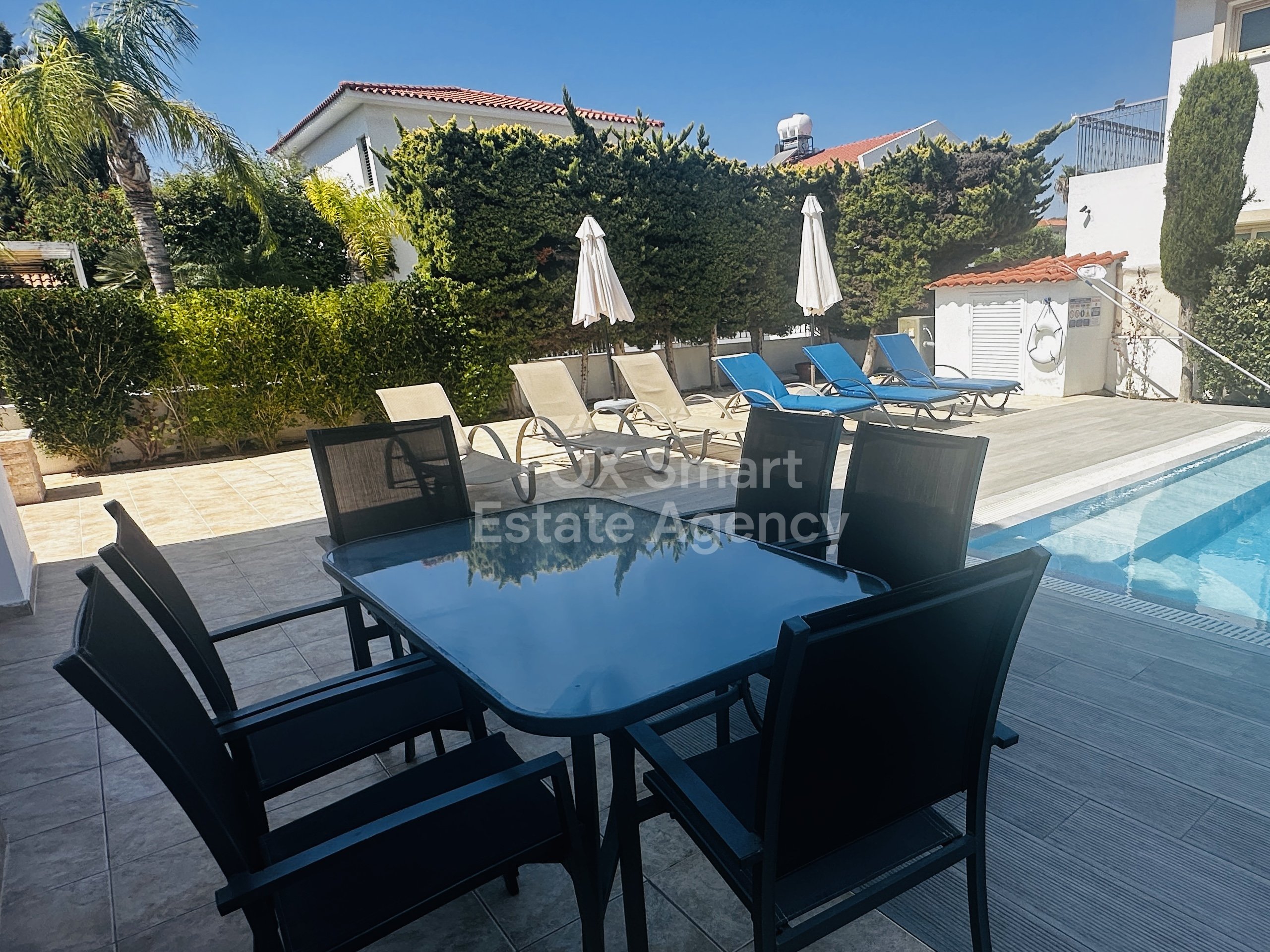 Long-Term Villa Rental-4 Bedrooms, Private Heated Pool, Close To the sea, Protaras, Famagusta