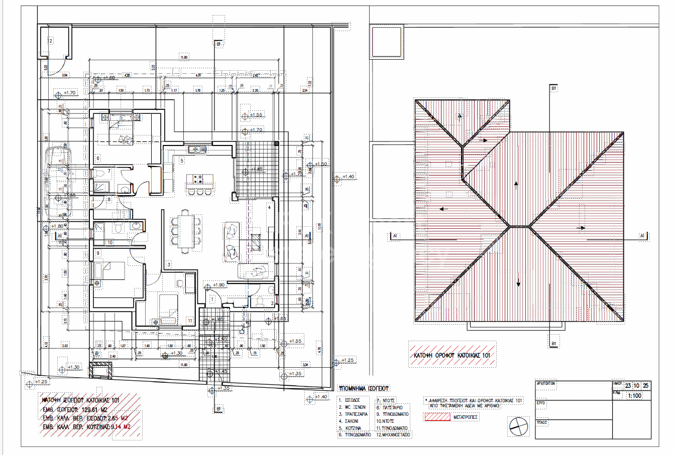Ground floor 3-bedroom house in Pera Orinis, Nicosia