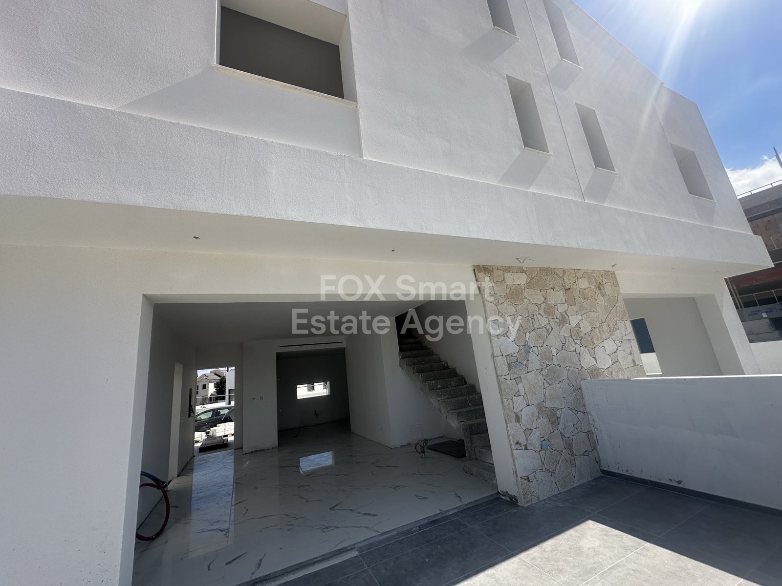 New build (under construction almost completed) semidetached house in Lakatameia-Nicosia for sale
