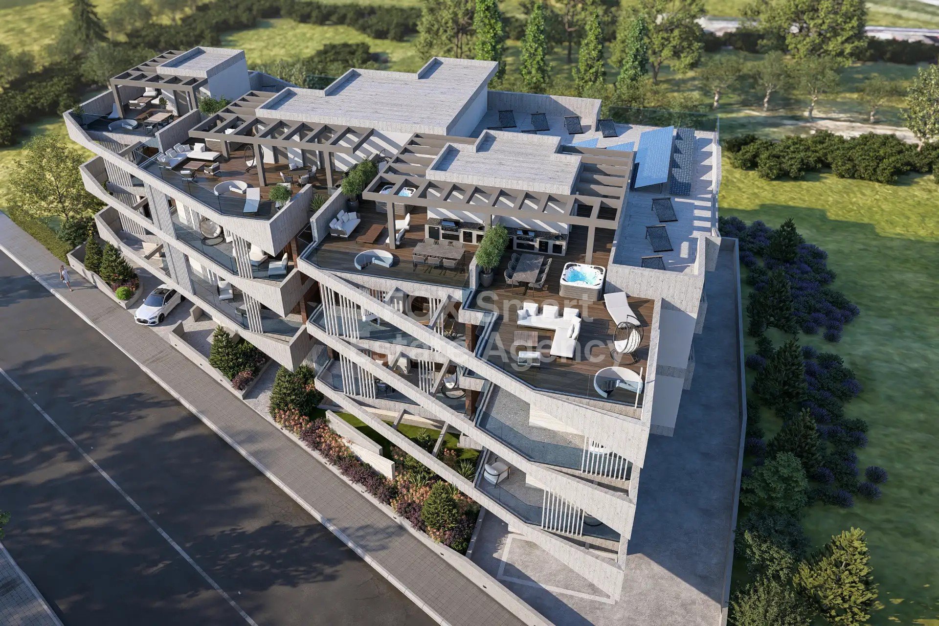 Top floor two bedroom apartment for sale, Livadia.