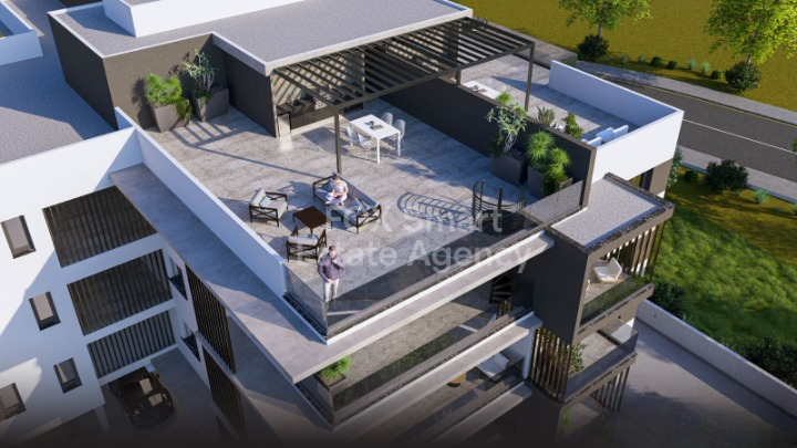 Exclusive 2-Bedroom Penthouse in Aradippou with Private 78.1m² Roof Garden