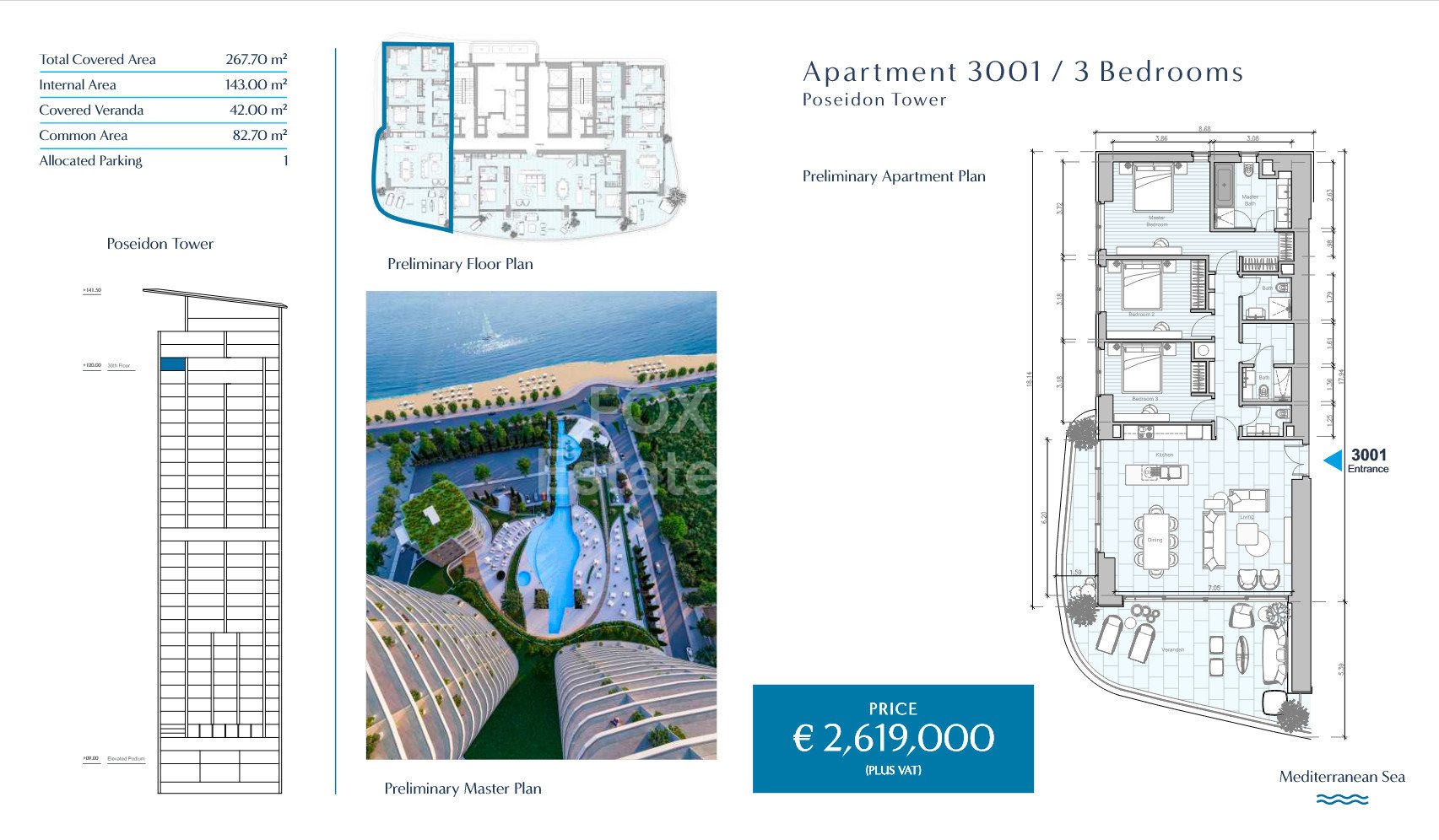 Apartment, For Sale, Limassol, Limassol Marina
