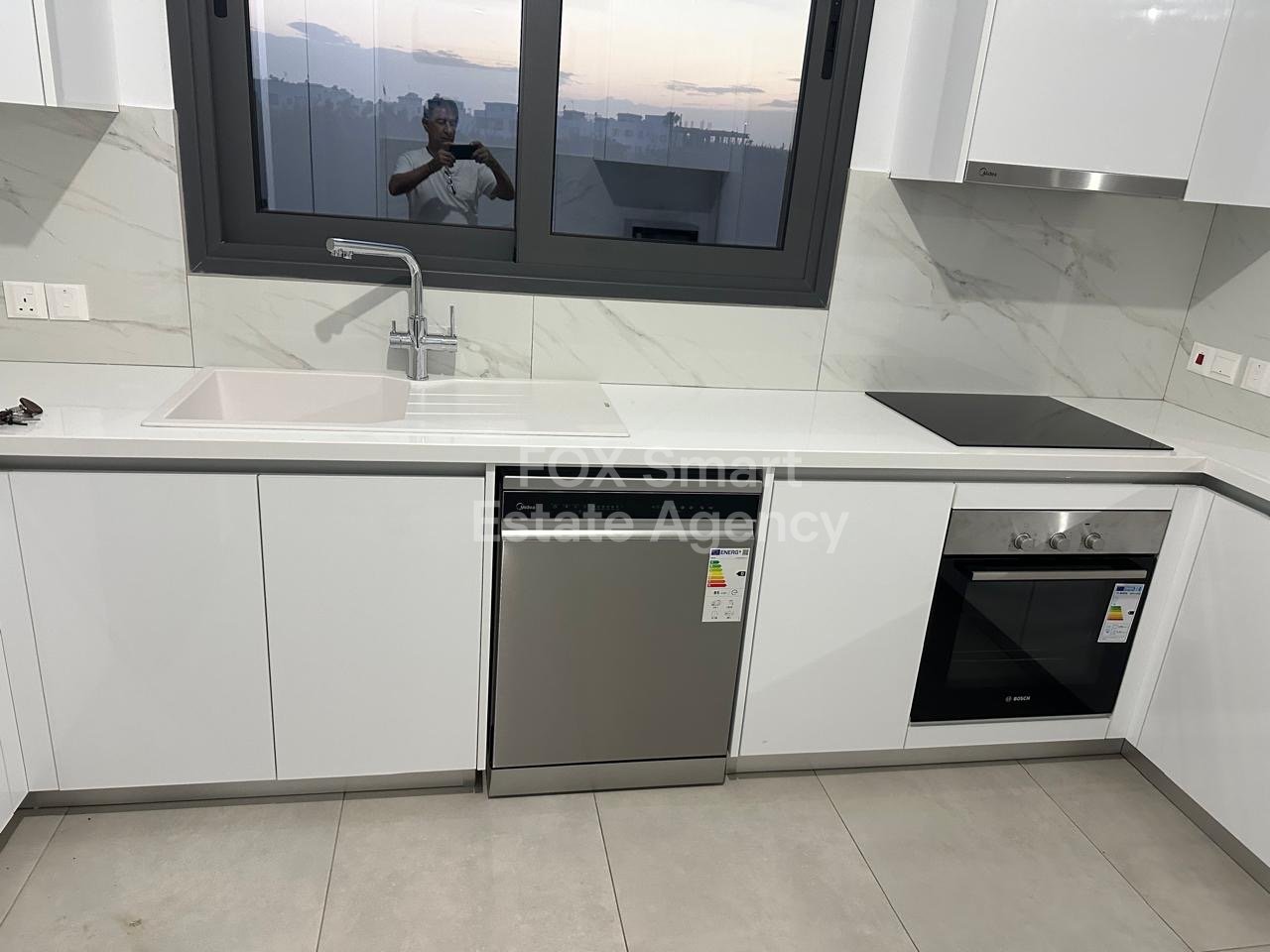FOR LONG TERM RENTAL.. 3 BEDROOM WITH SEA VIEW, AND ROOFTOP, KAPARRIS, FAMAGUSTA