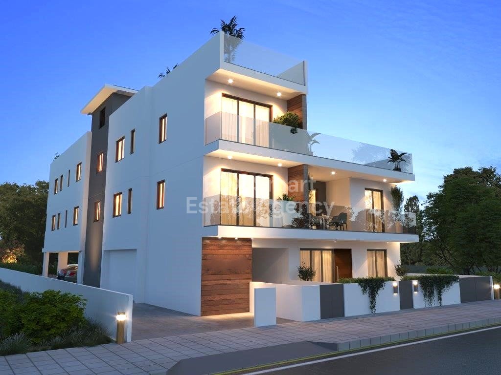 1 Bedroom Top Floor Apartment with Roof Garden in Kiti, Larnaca