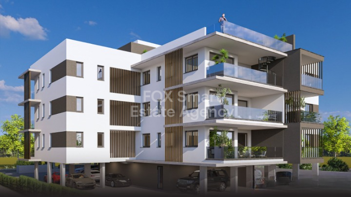 Exclusive 2-Bedroom Penthouse in Aradippou with Private 78.1m² Roof Garden