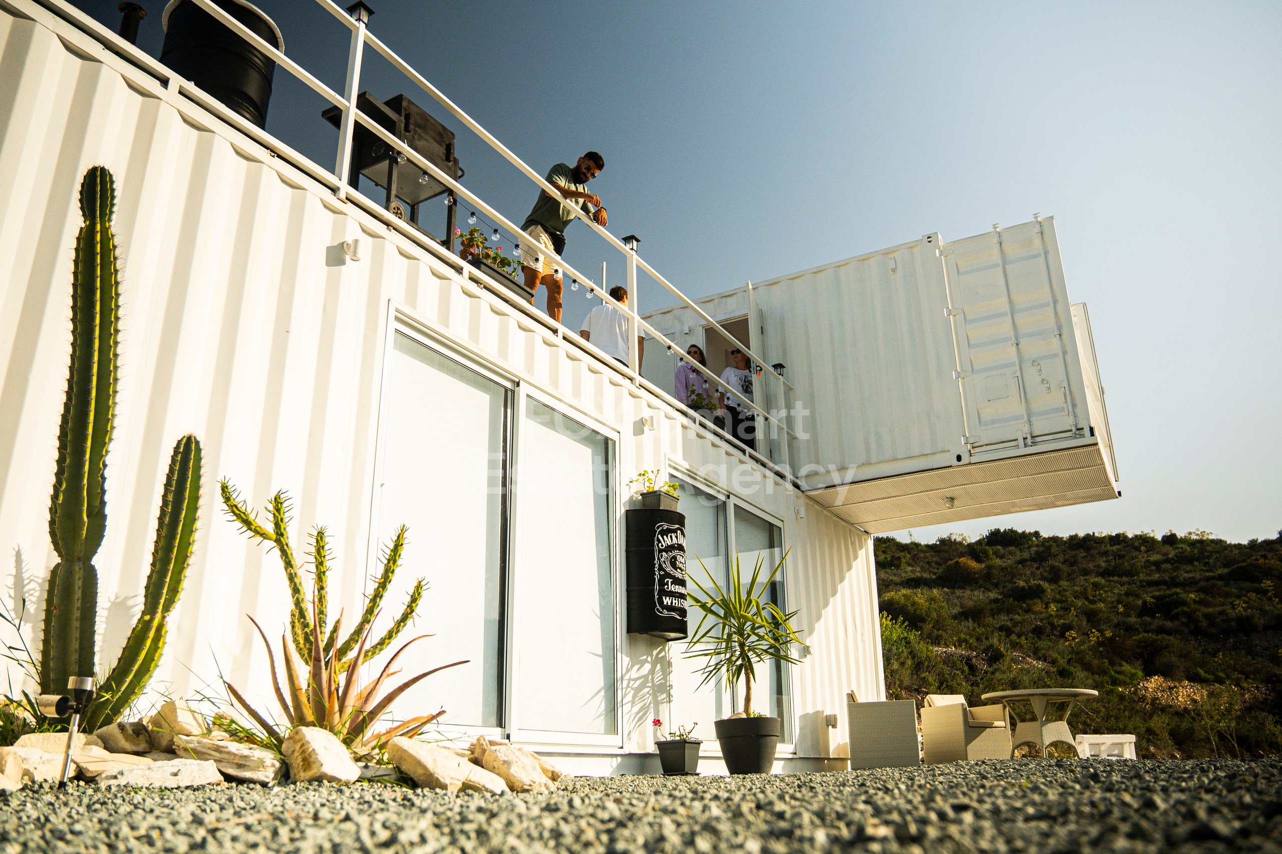 Unique 3-Bedroom Container Home with Breathtaking Views & Rooftop BBQ –  Lefkara Kato, Larnaca |