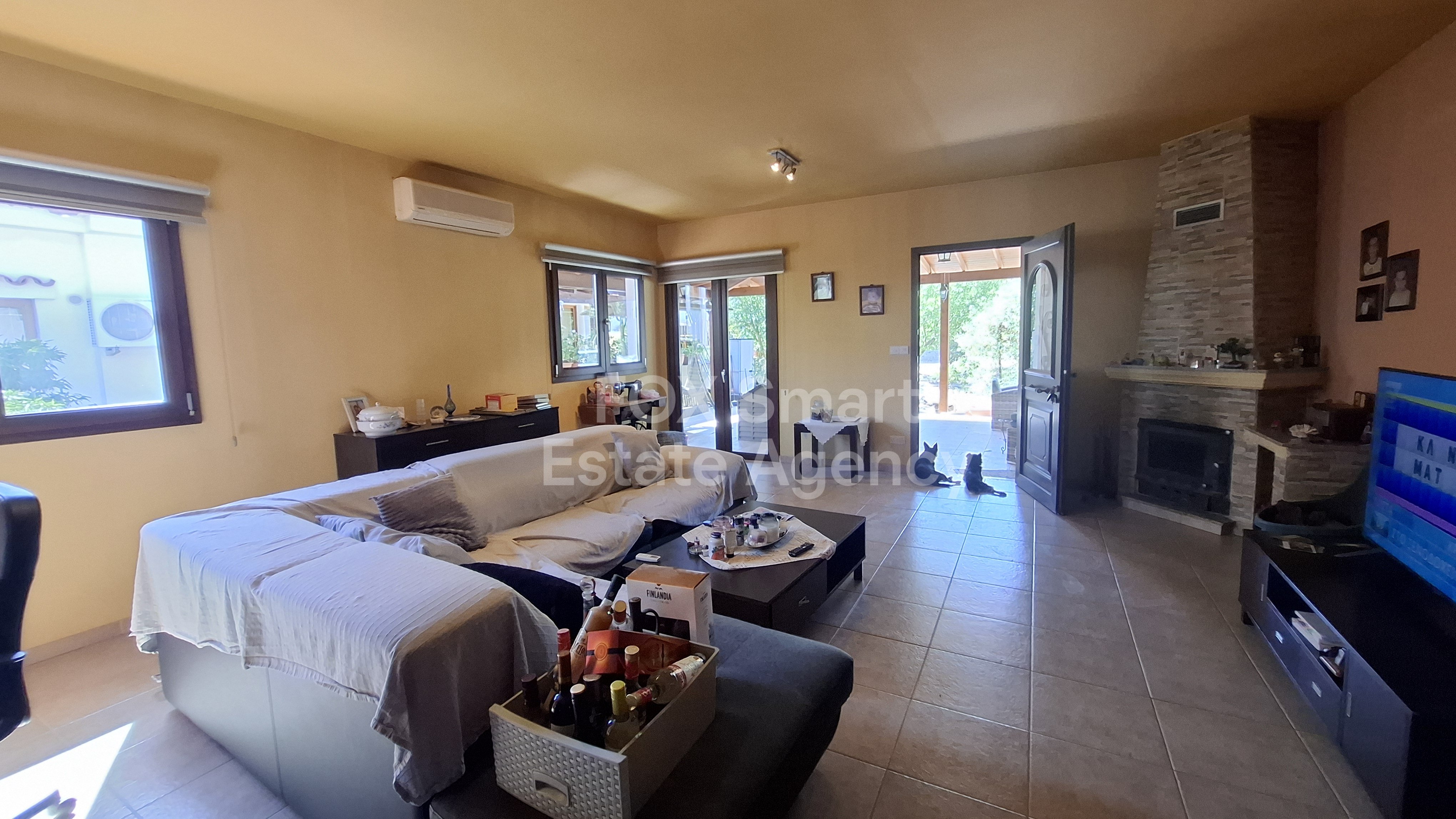 Beautiful home, on a large land, close to the center of the village