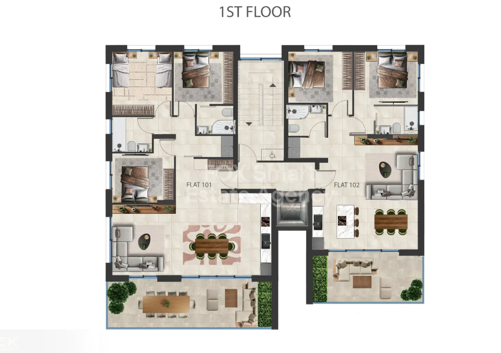 Spacious 2-bedroom apartment for sale in Geri, Nicosia.