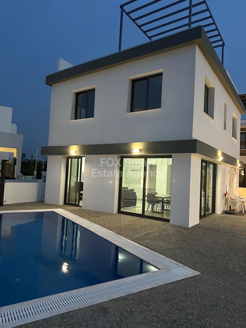 FOR LONG TERM RENTAL.. 3 BEDROOM WITH SEA VIEW, AND ROOFTOP, KAPARRIS, FAMAGUSTA
