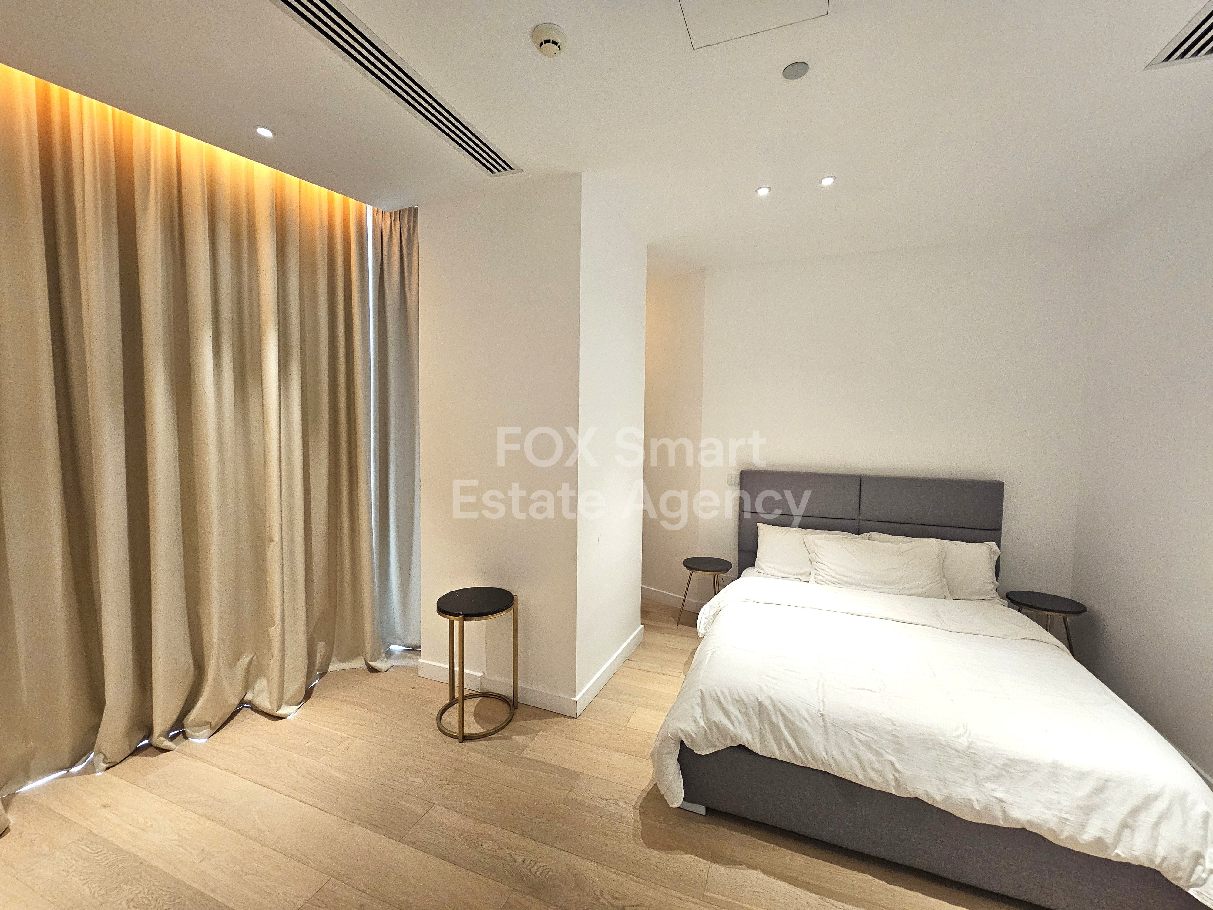 Luxury Furnished 2-Bedroom Apartment 125sqm | 16th Floor | Panoramic City & Mountain Views | Central Nicosia