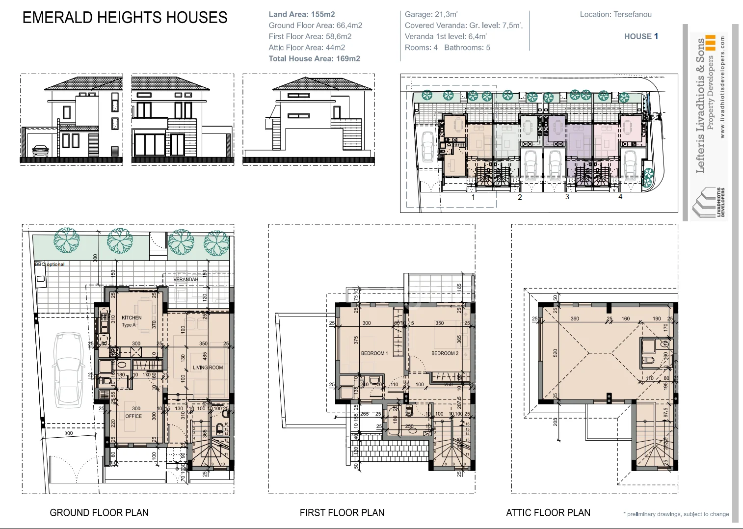 Four bedroom house for sale, Tersefanou