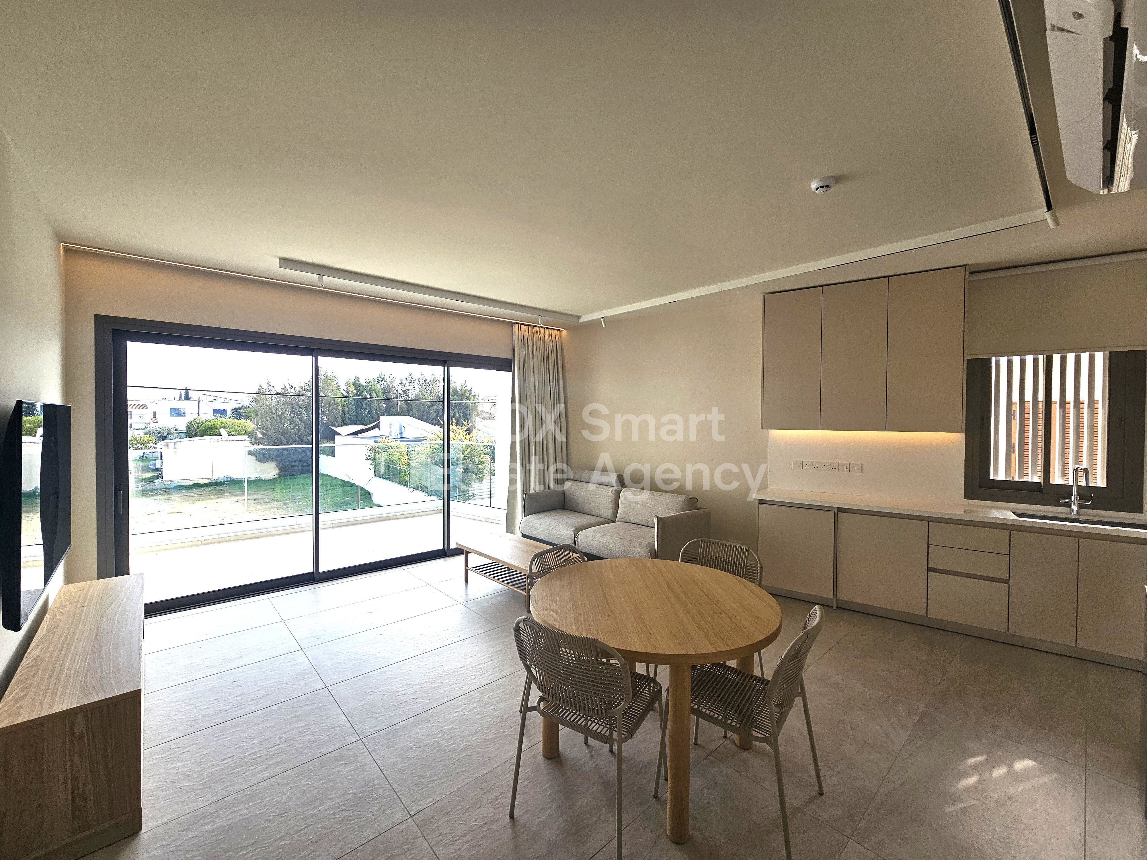 Exceptional Brand New Furnished 1-Bedroom Apartment | 56 sqm + 12 sqm Veranda | Platy Aglantzia (Filoxenia-Kema area), Nicosia