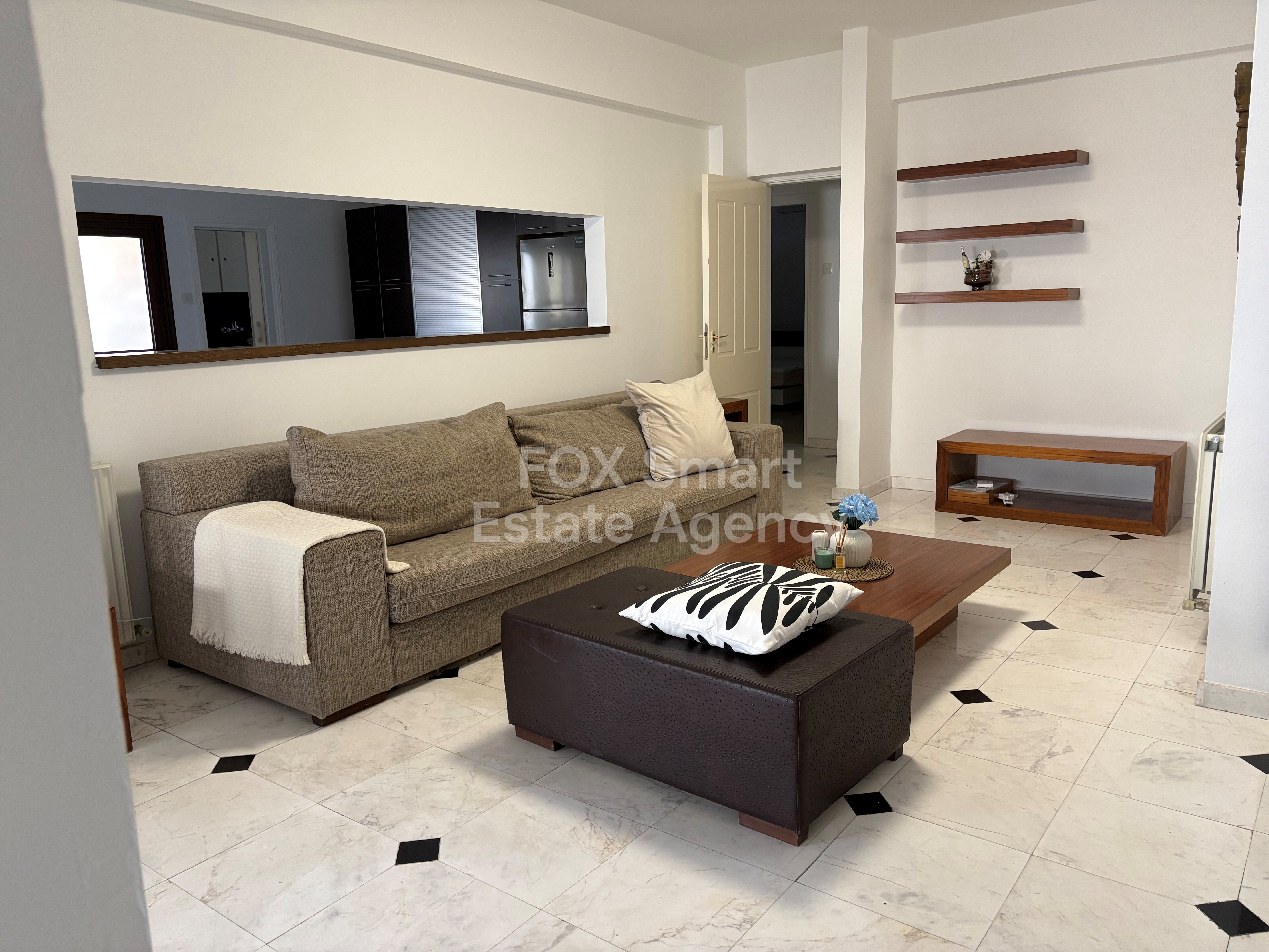 Fully Furnished Renovated 3-Bedroom Apartment for Rent – Aglantzia