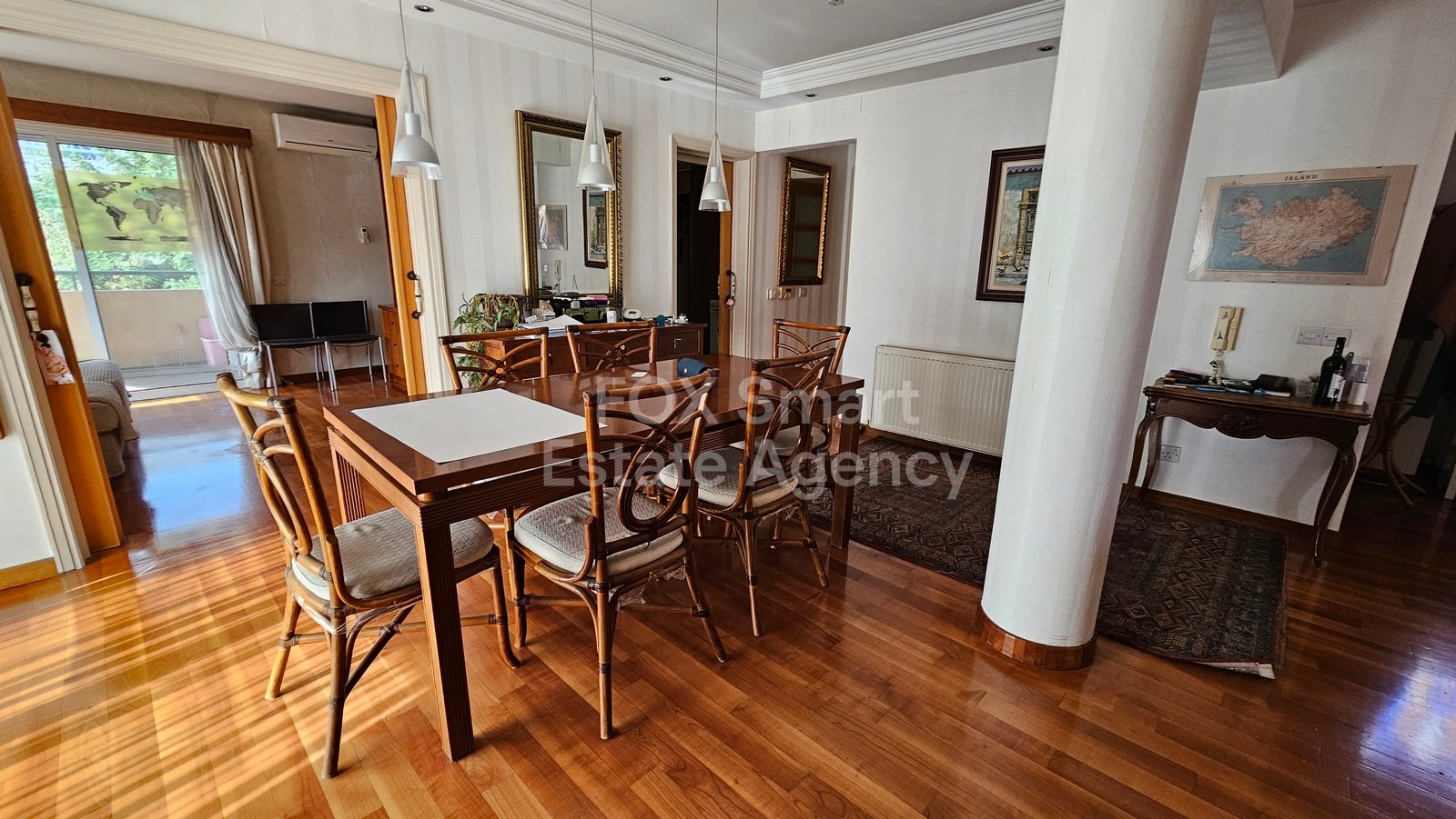 Fully furnished 3-Bedroom Penthouse for rent in Agioi Omologites with lovely view