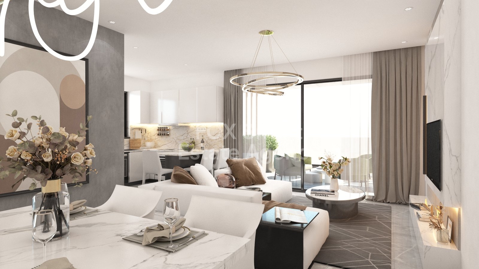 Top floor two bedroom apartment for sale, Livadia.