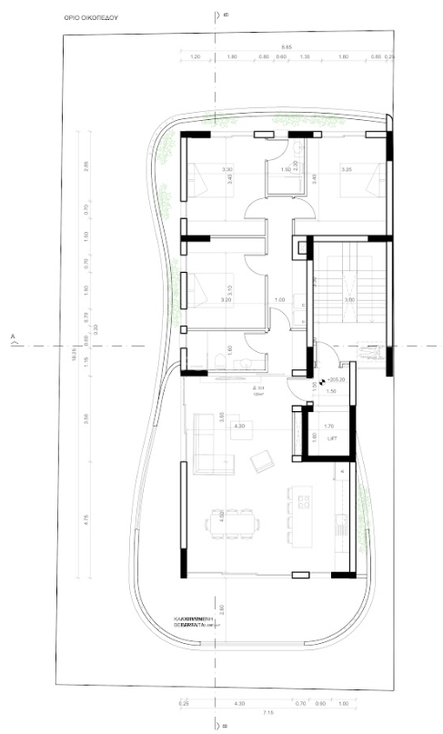 Luxury whole floor apartment in Lykavitus, Nicosia for sale