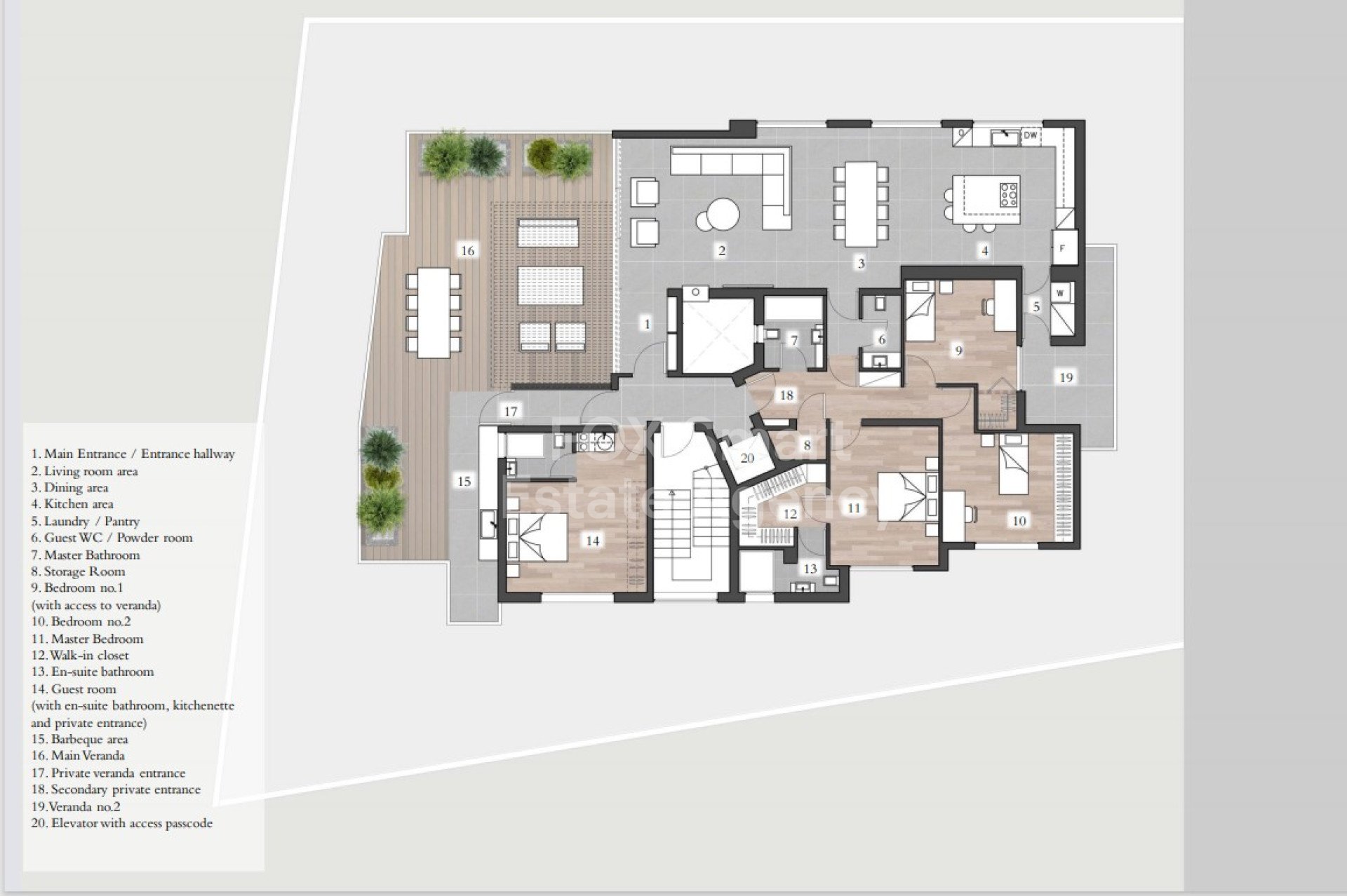 Luxury 4-Bedroom Penthouse | 205 sqm + 95 sqm Verandas | Strovolos, Nicosia