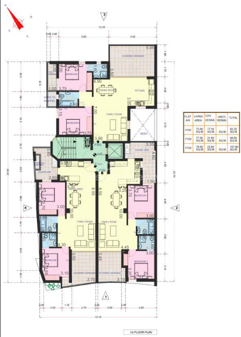 Exceptional 3-Bedroom Apartment with Expansive Outdoor Living, Metro Area, Larnaca