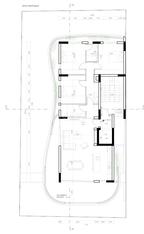 Luxury whole floor apartment in Lykavitos, Nicosia for sale