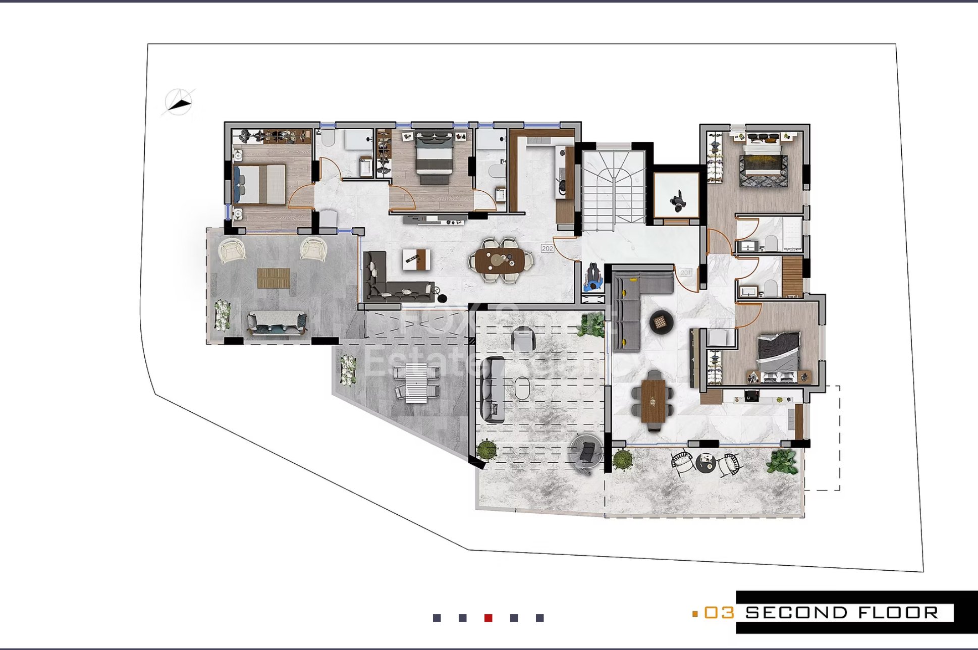 Two-bedroom apartment for sale in Aradippou area,Larnaca.