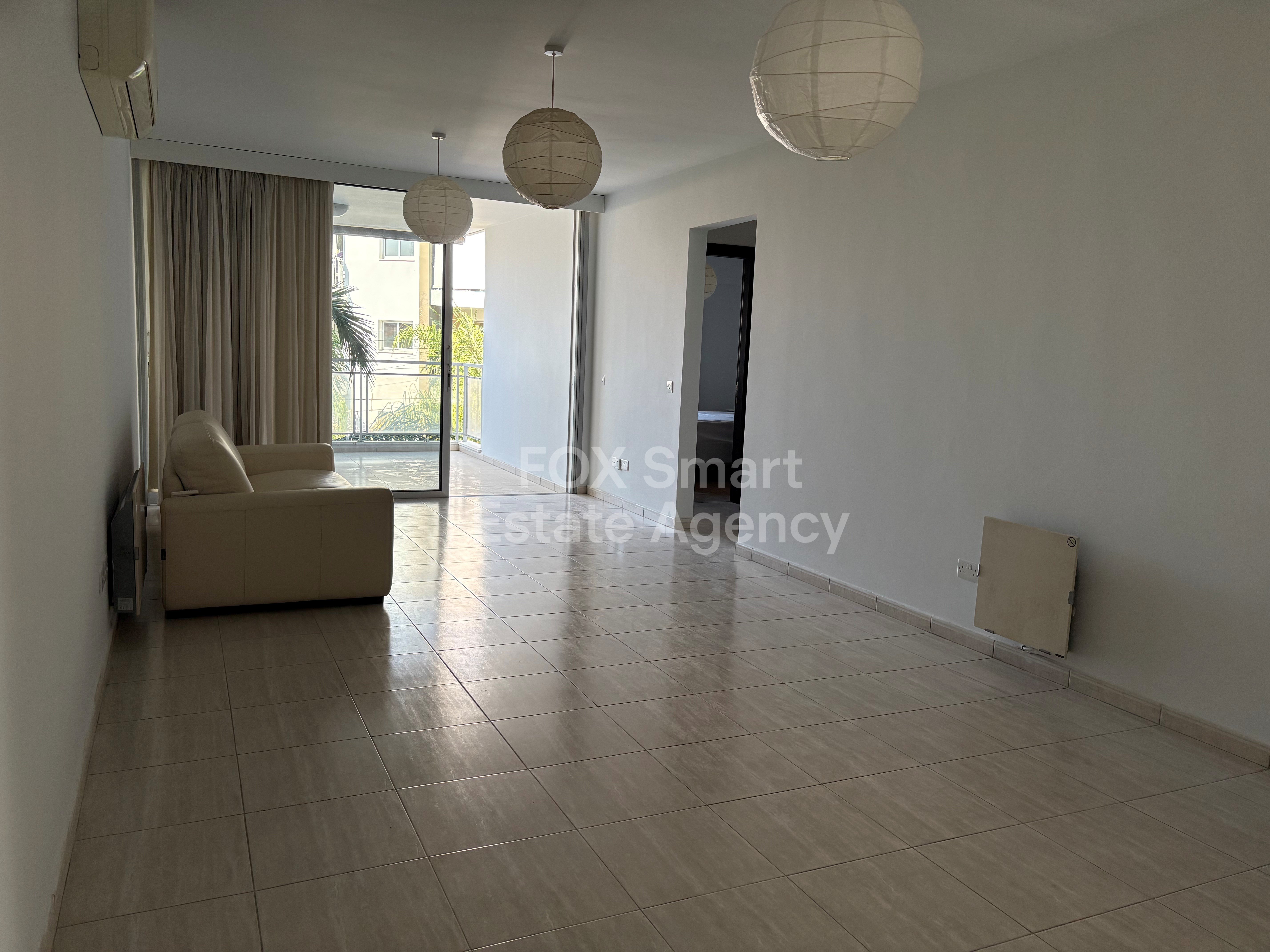 Semi-Furnished 2-Bedroom Apartment for Rent – Strovolos