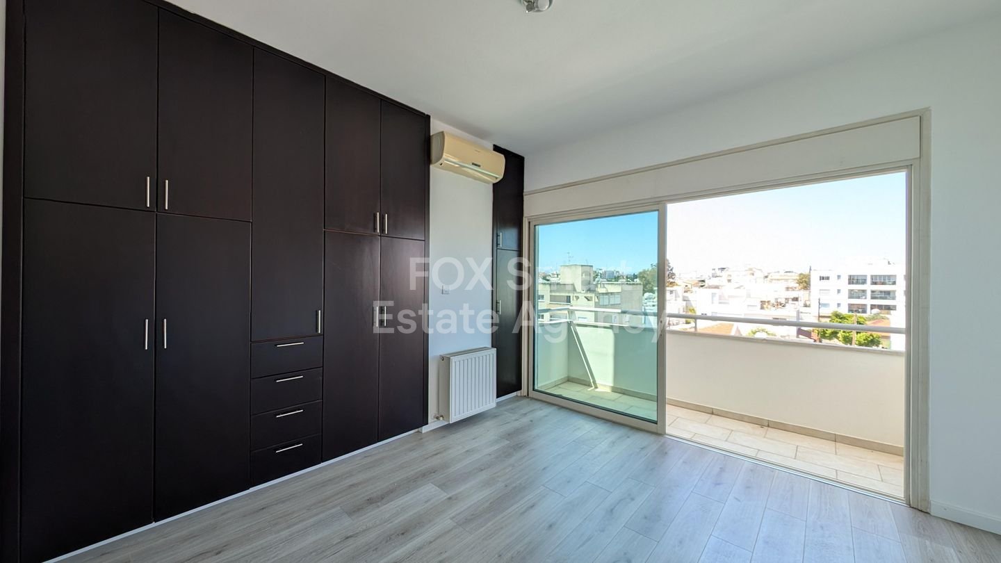 Large two-bedroom top floor apartment in Strovolos, Nicosia for sale
