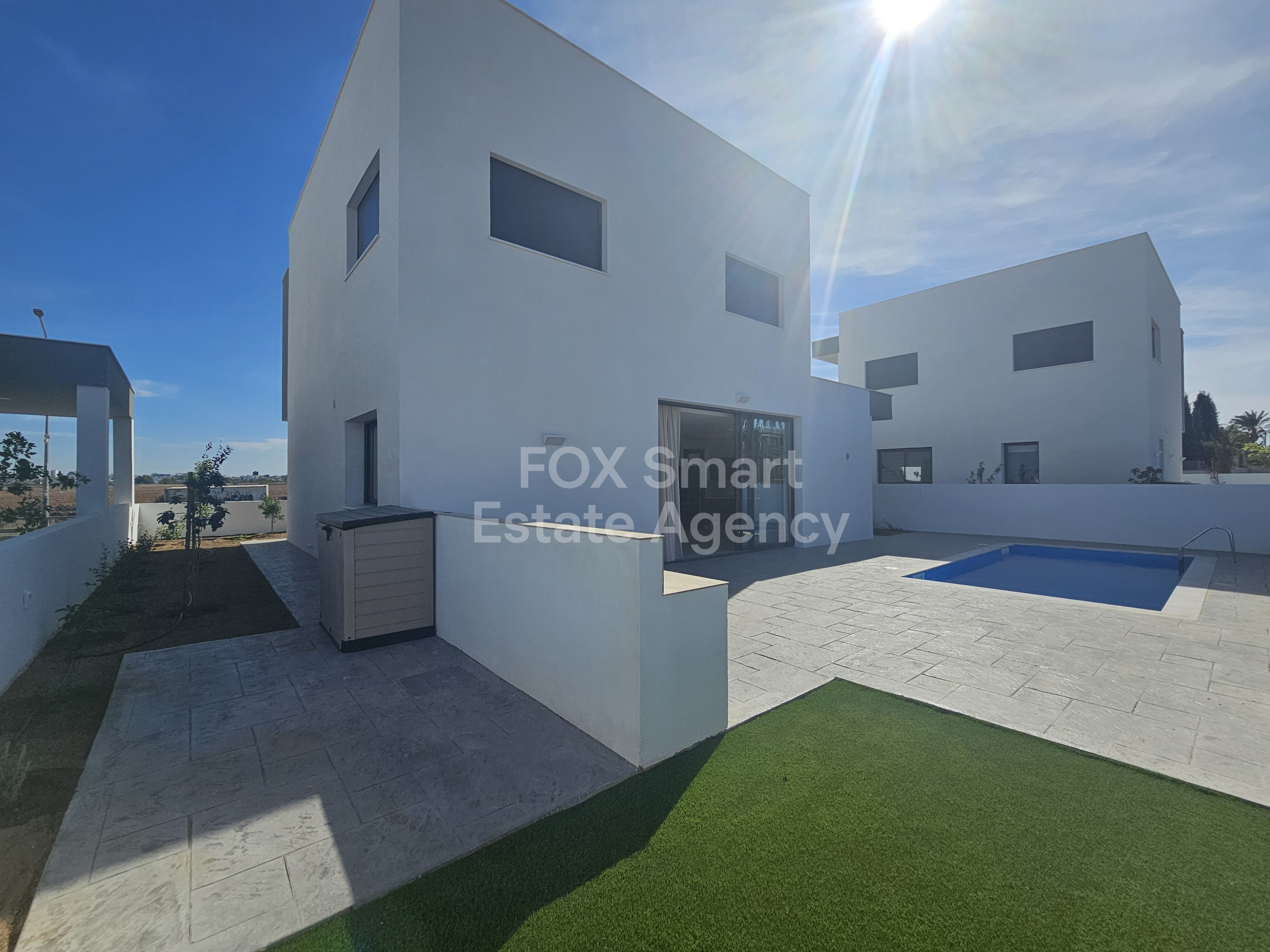Brand New 4-Bedroom Detached House with Swimming Pool in GSP Area, Strovolos – Nicosia