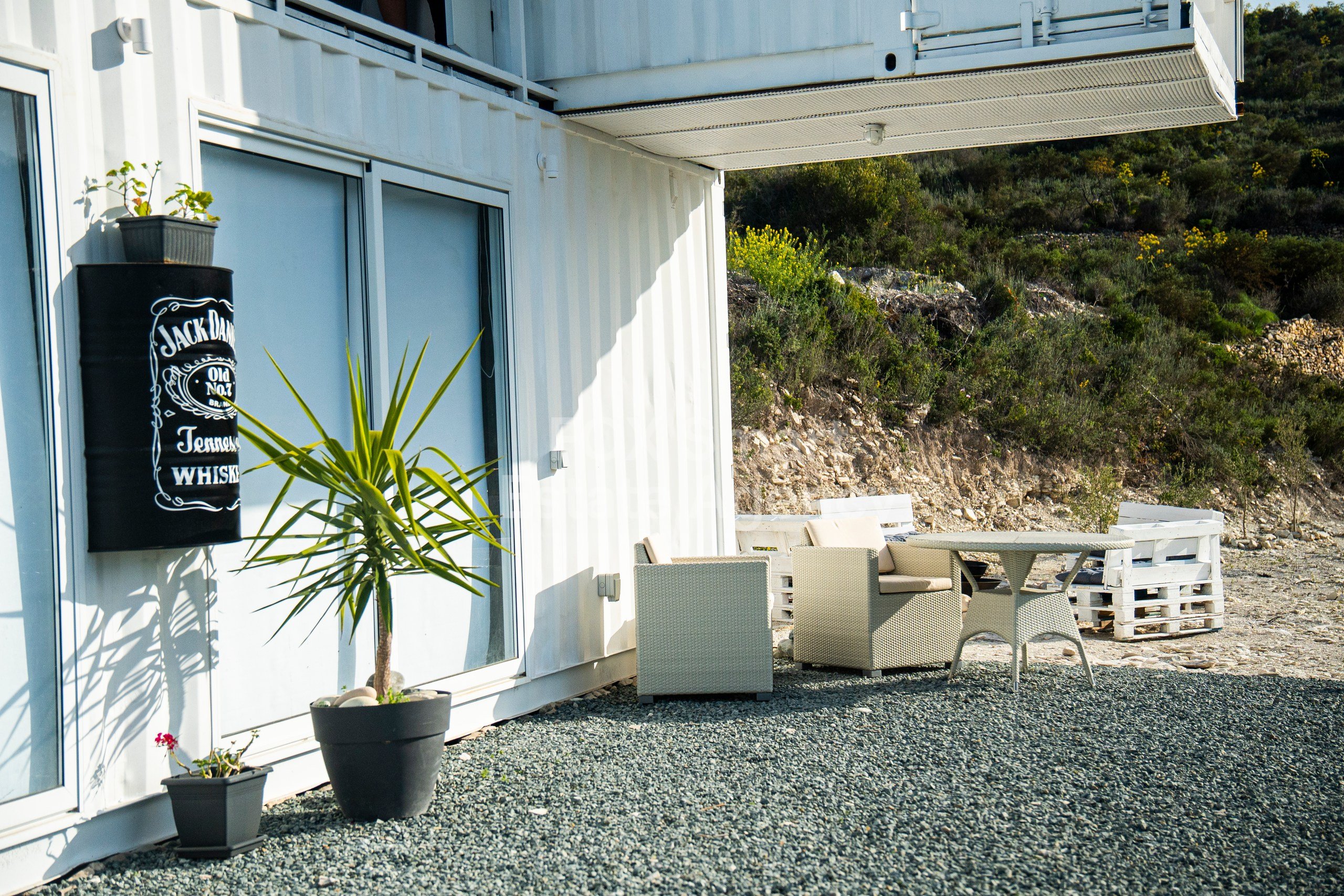 Unique 3-Bedroom Container Home with Breathtaking Views & Rooftop BBQ –  Lefkara Kato, Larnaca |