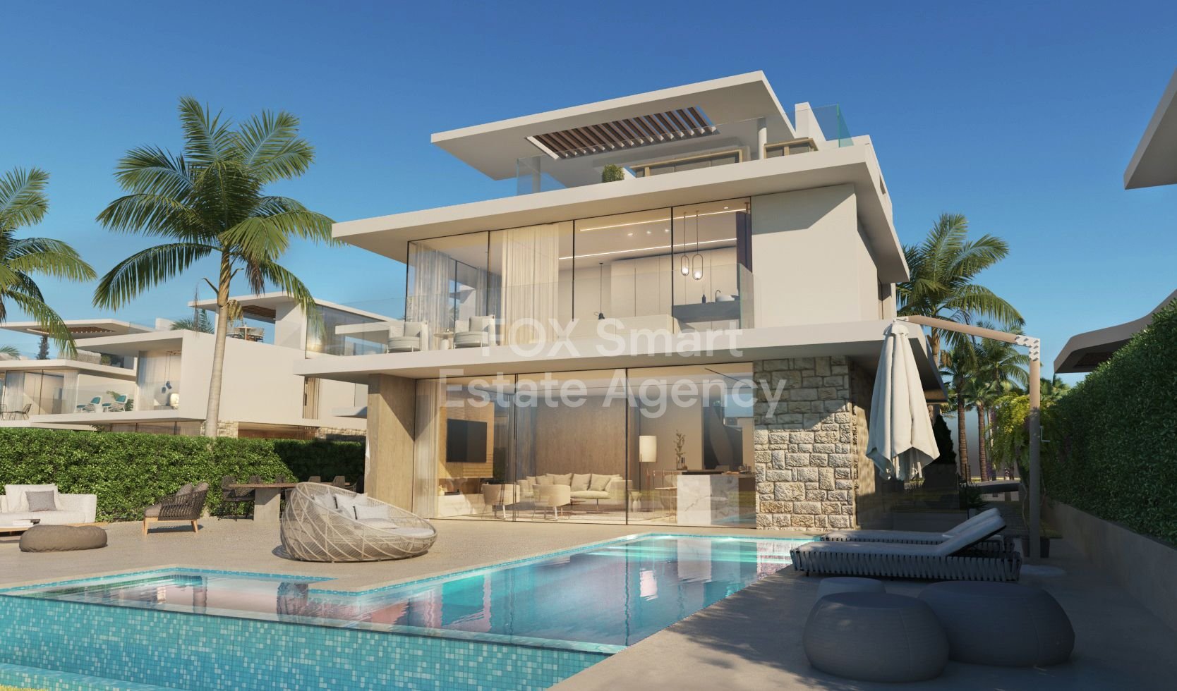 FOR SALE.. BEACH FRONT FOUR BEDROOM VILLA, AYIA TRIADA, FAMAGUSTA