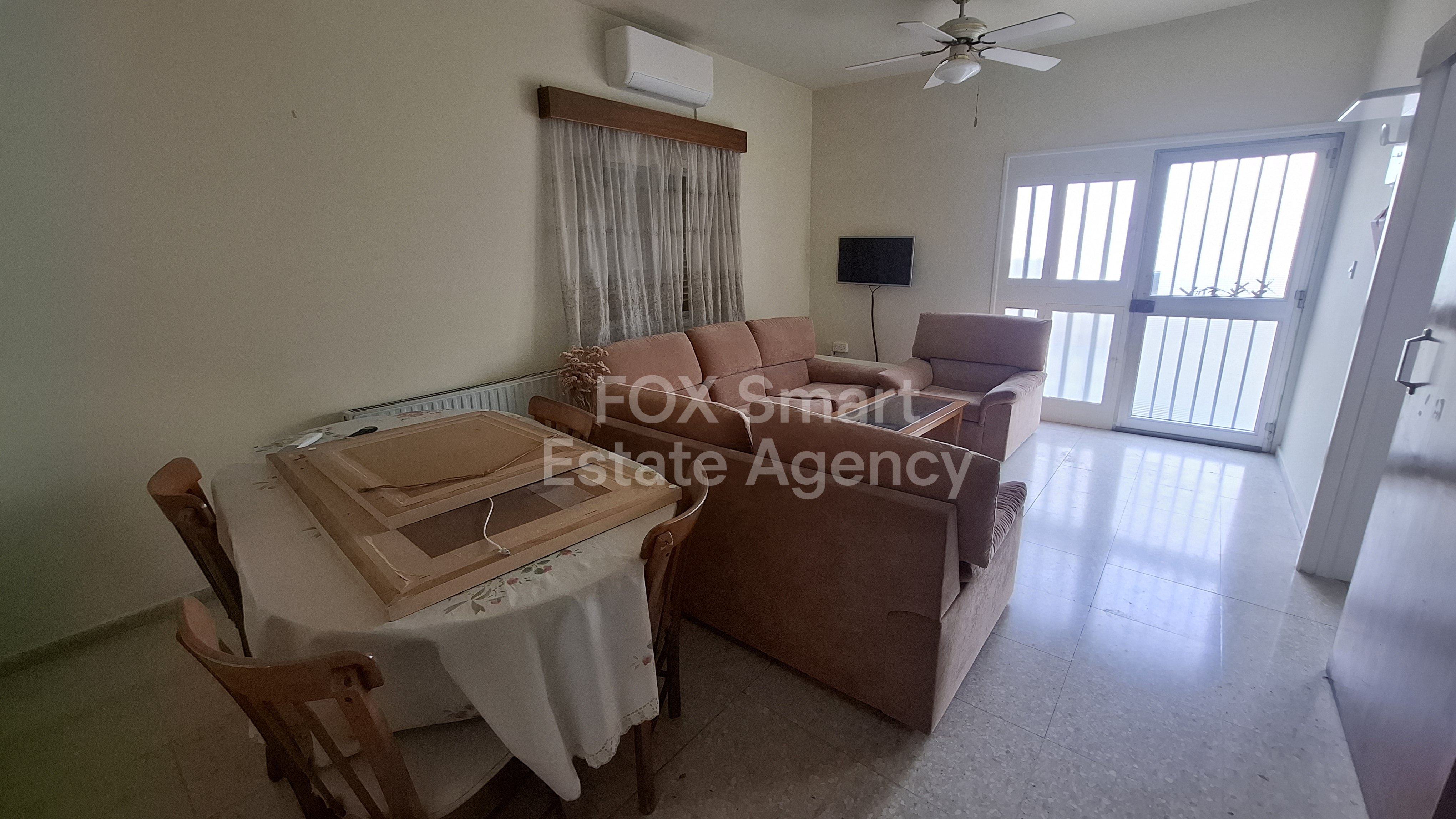 For Rent 2-Bedroom Furnished Ground Floor Apartment Off Pouliou Kapota, near Frederick University, Pallouriotisa, Nicosia