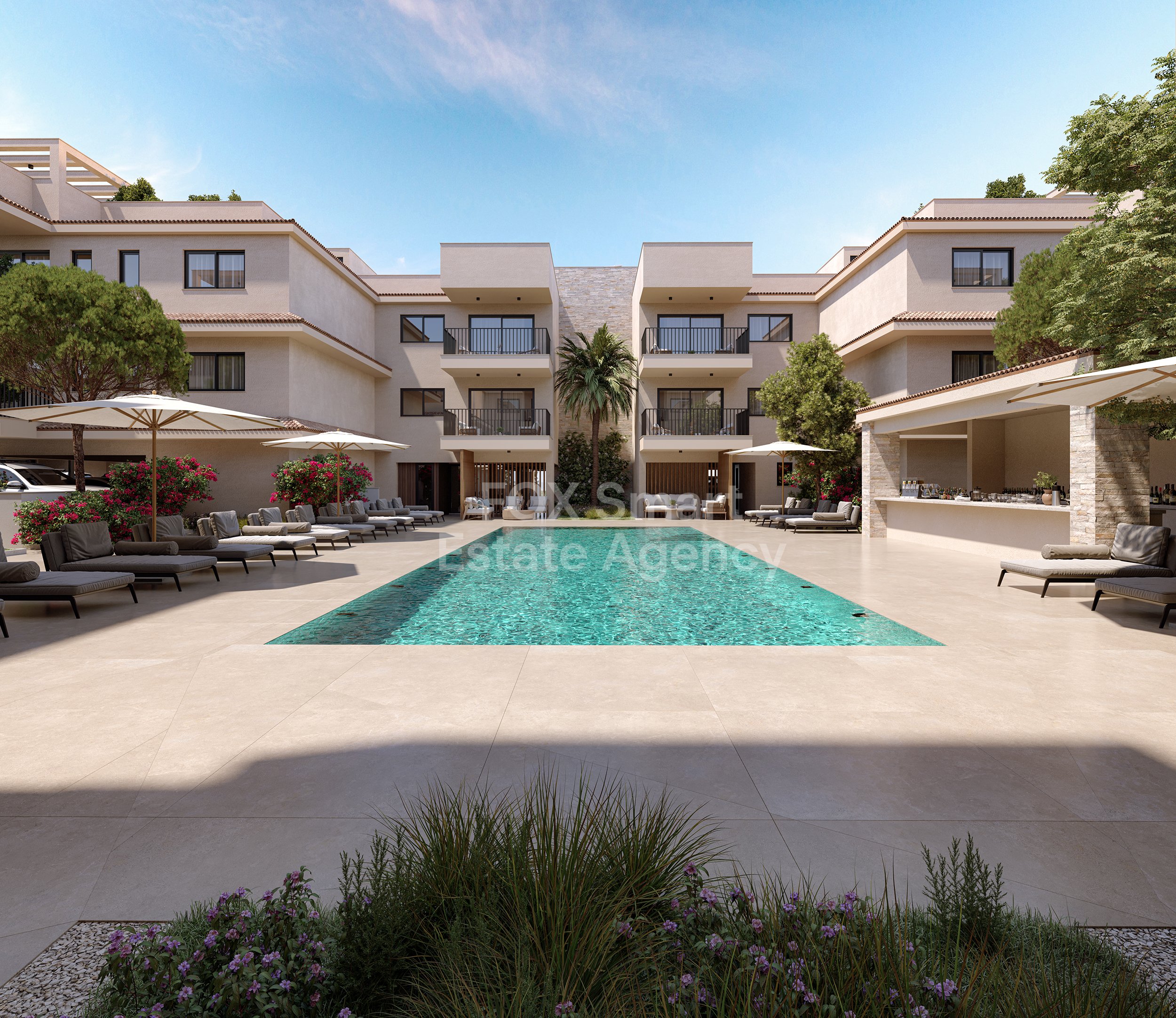 Elegant 2-Bed Apartment with Private Balcony & Resort Amenities