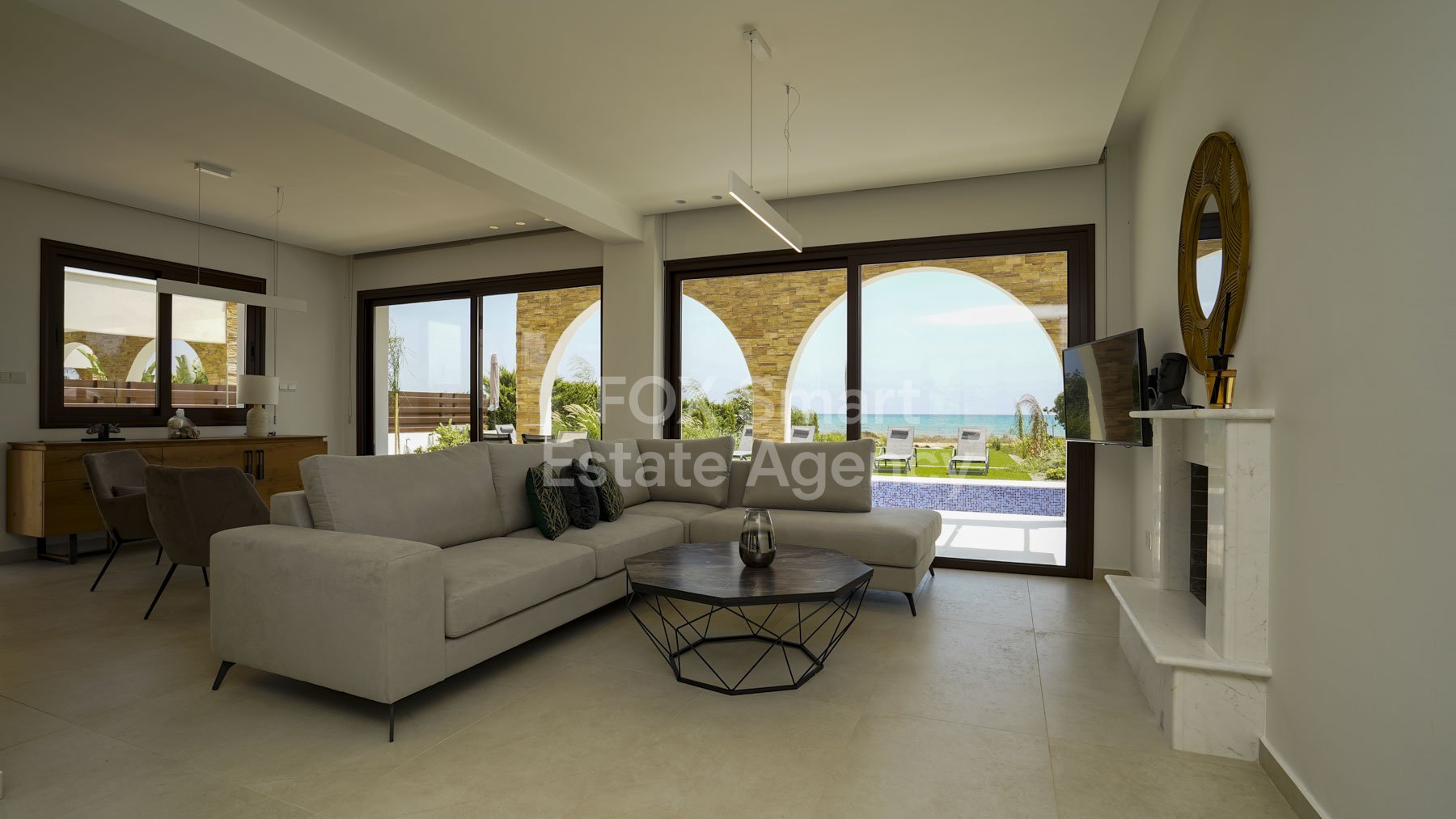 FOR SALE..BEACH FRONT 5 BEDROOM LUXURY VILLA, AYIA THEKLA, FAMAGUSTA