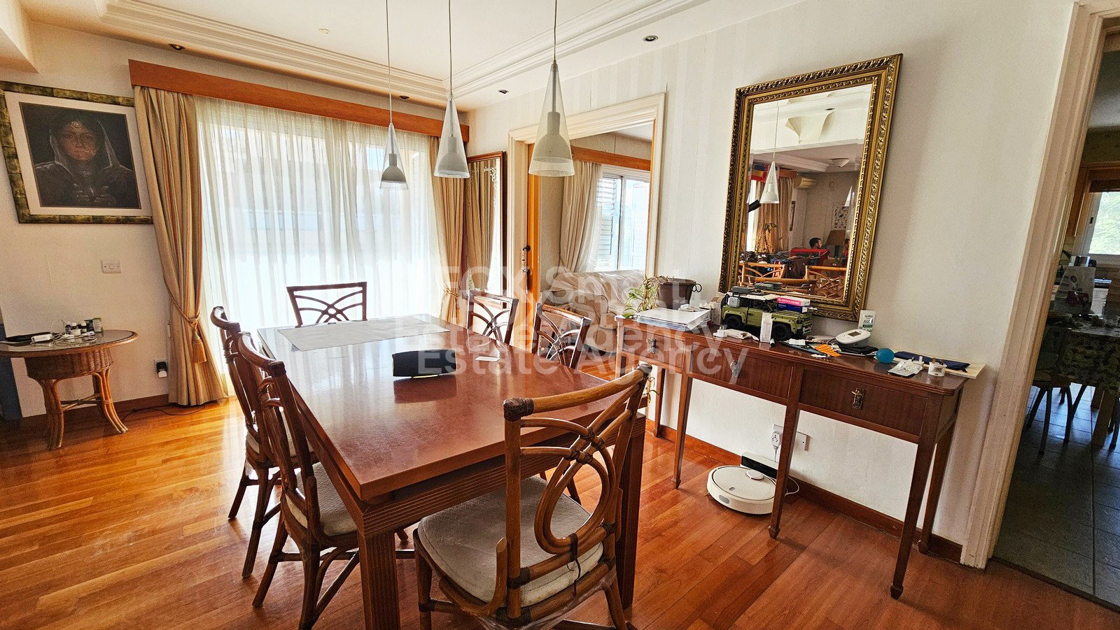 Fully furnished 3-Bedroom Penthouse for rent in Agioi Omologites with lovely view