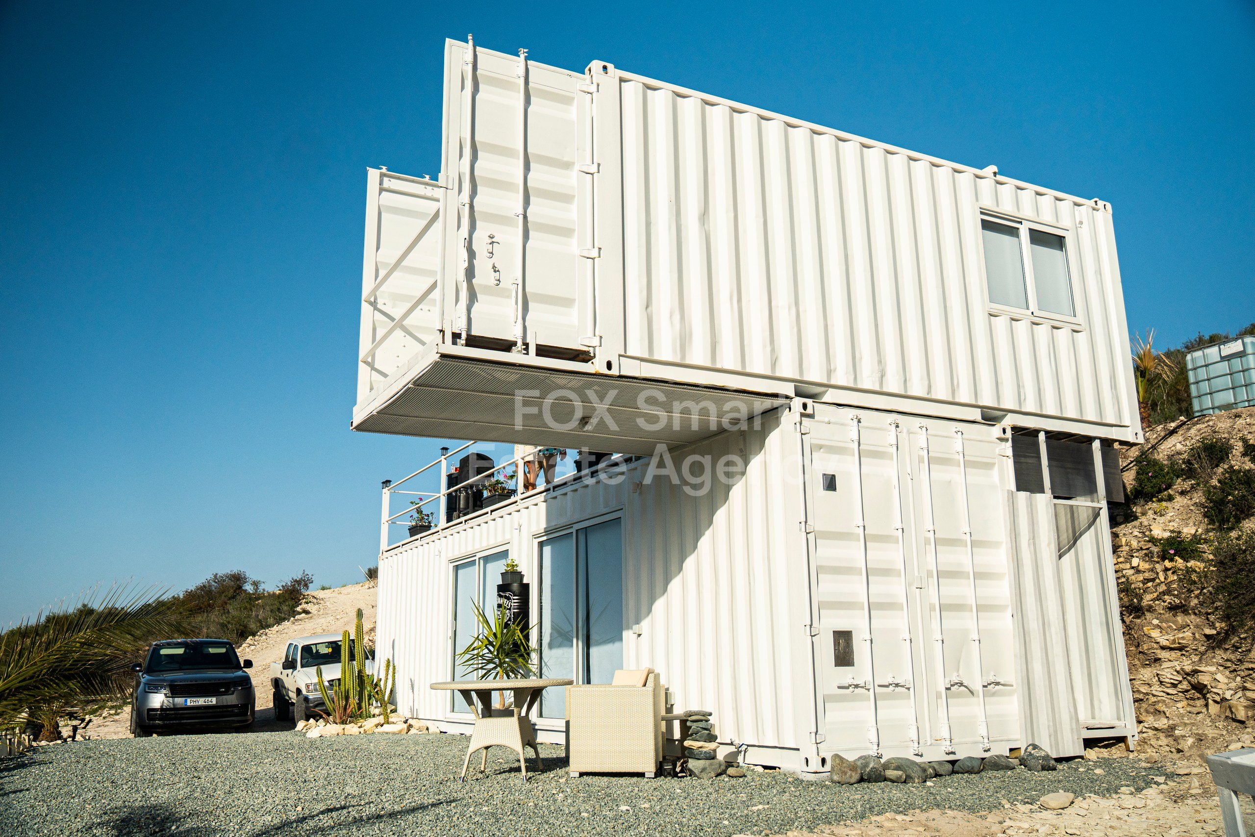 Unique 3-Bedroom Container Home with Breathtaking Views & Rooftop BBQ –  Lefkara Kato, Larnaca |