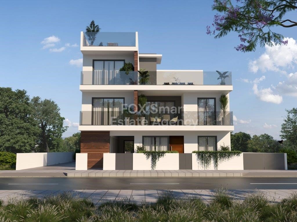 1 Bedroom Top Floor Apartment with Roof Garden in Kiti, Larnaca