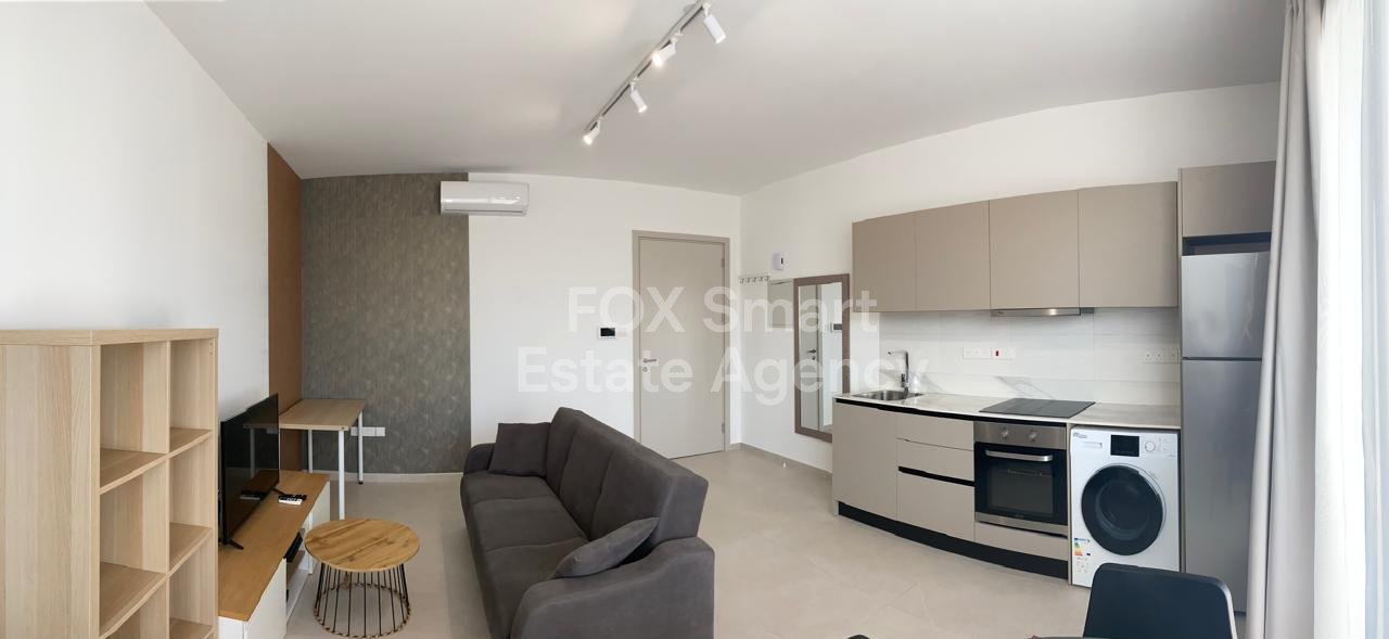 Excellent, modern and fully furnished  1-bedroom apartment for rent in Aglantzia